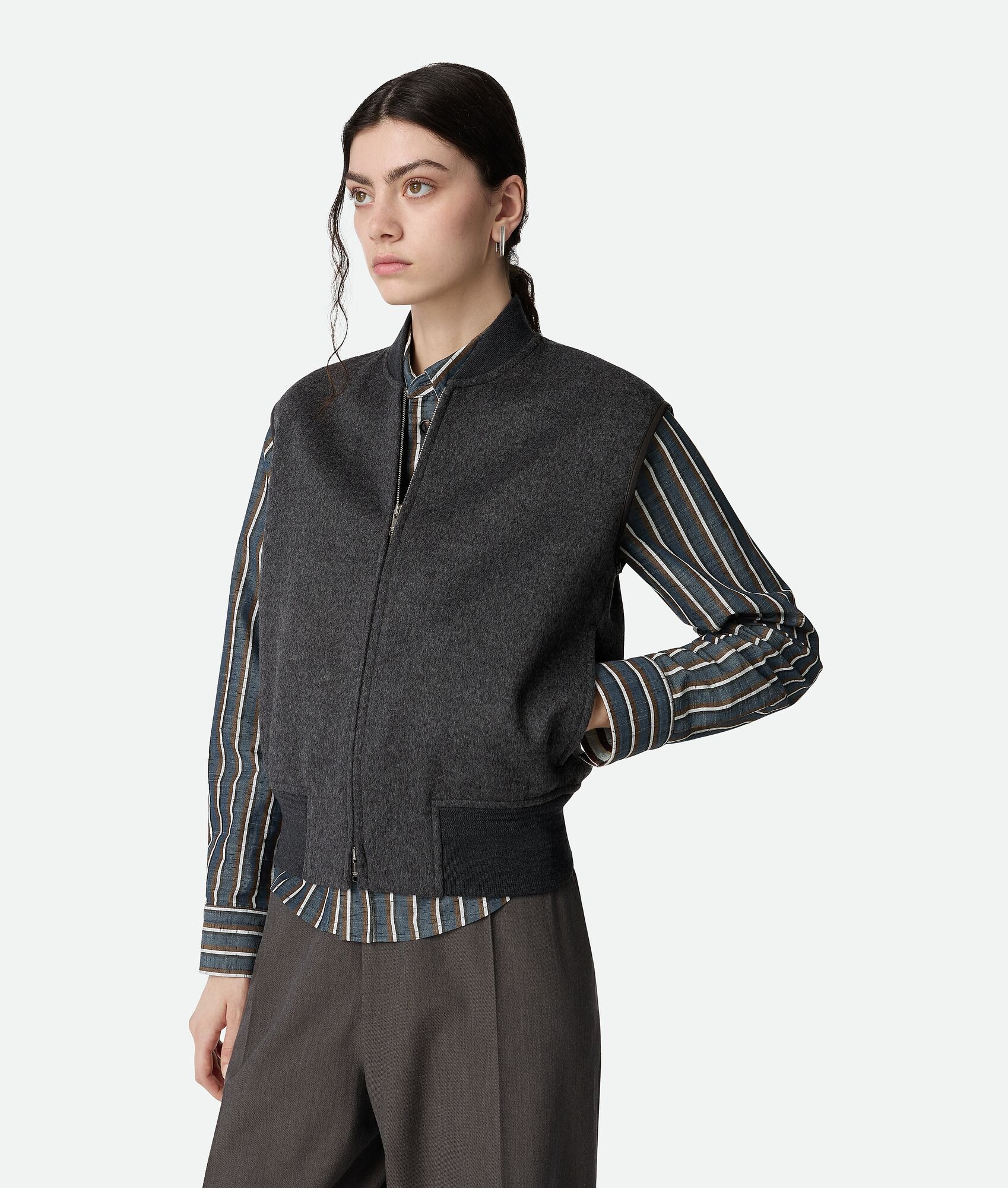Double Face Wool Gilet - 2