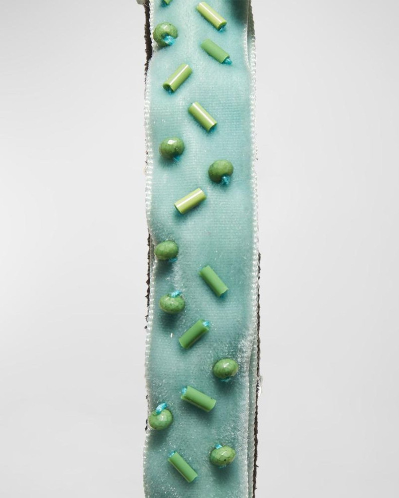 Bardot Beaded Velvet Headband 3