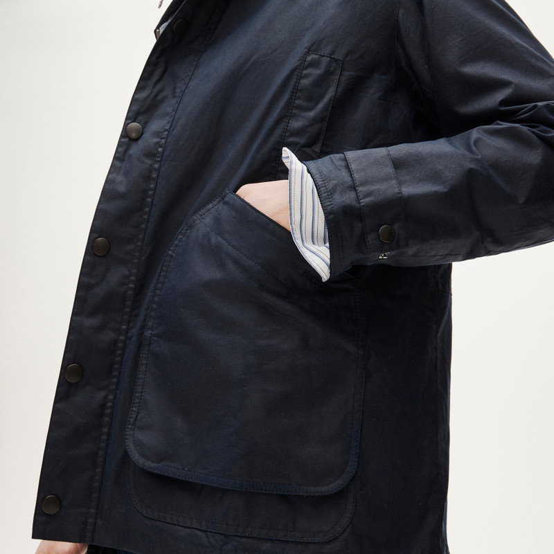 Barbour® X J.Crew Barn Jacket™ in waxed cotton 9
