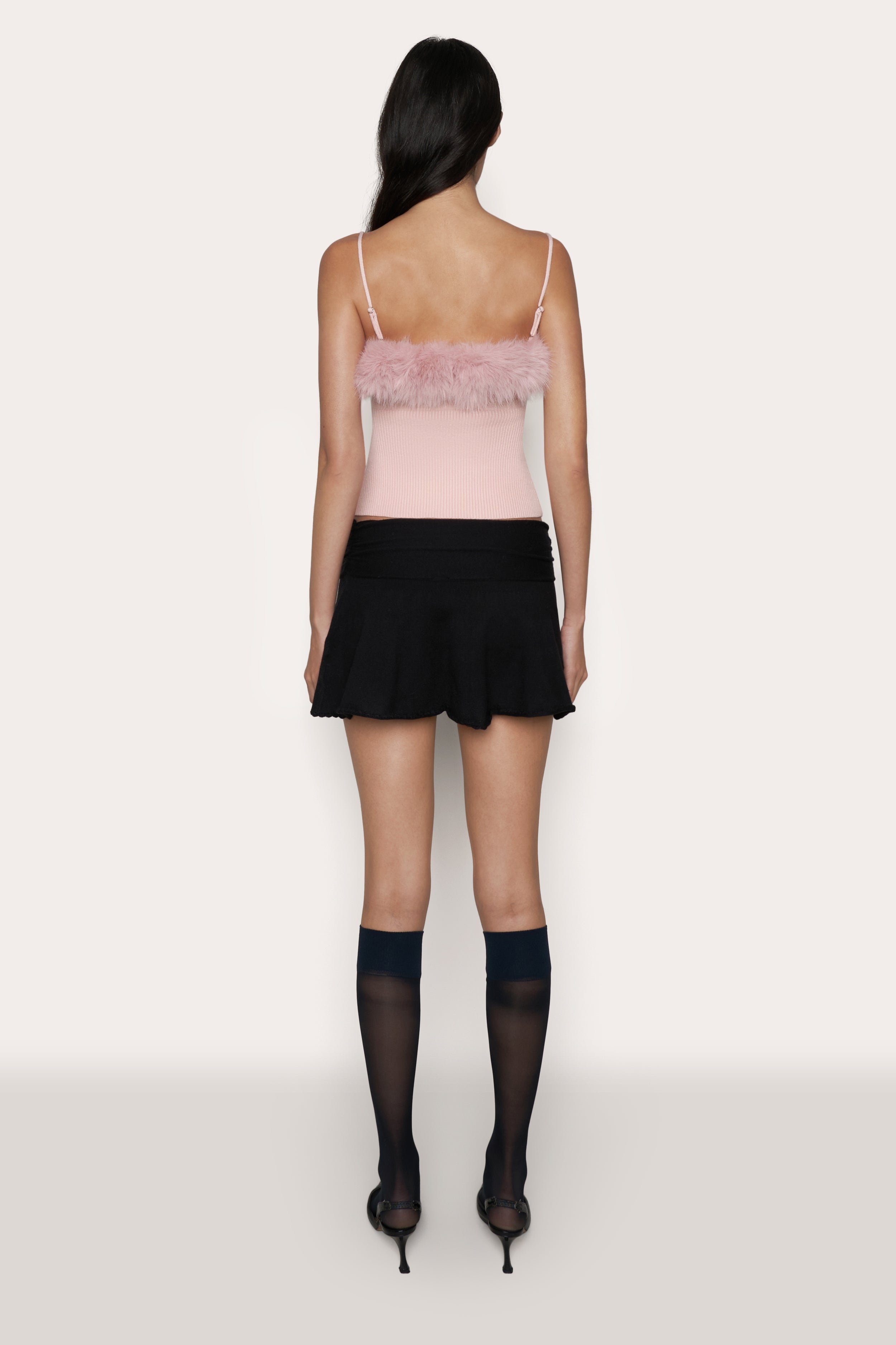 RUCHED HEART SCALLOP SKIRT - 7