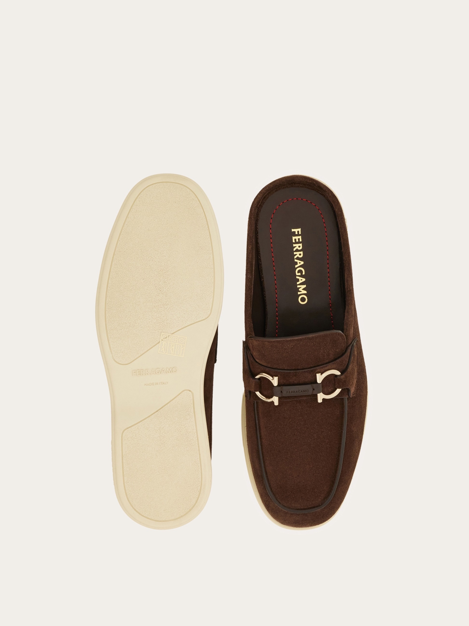 Gancini buckle loafer mule - 6