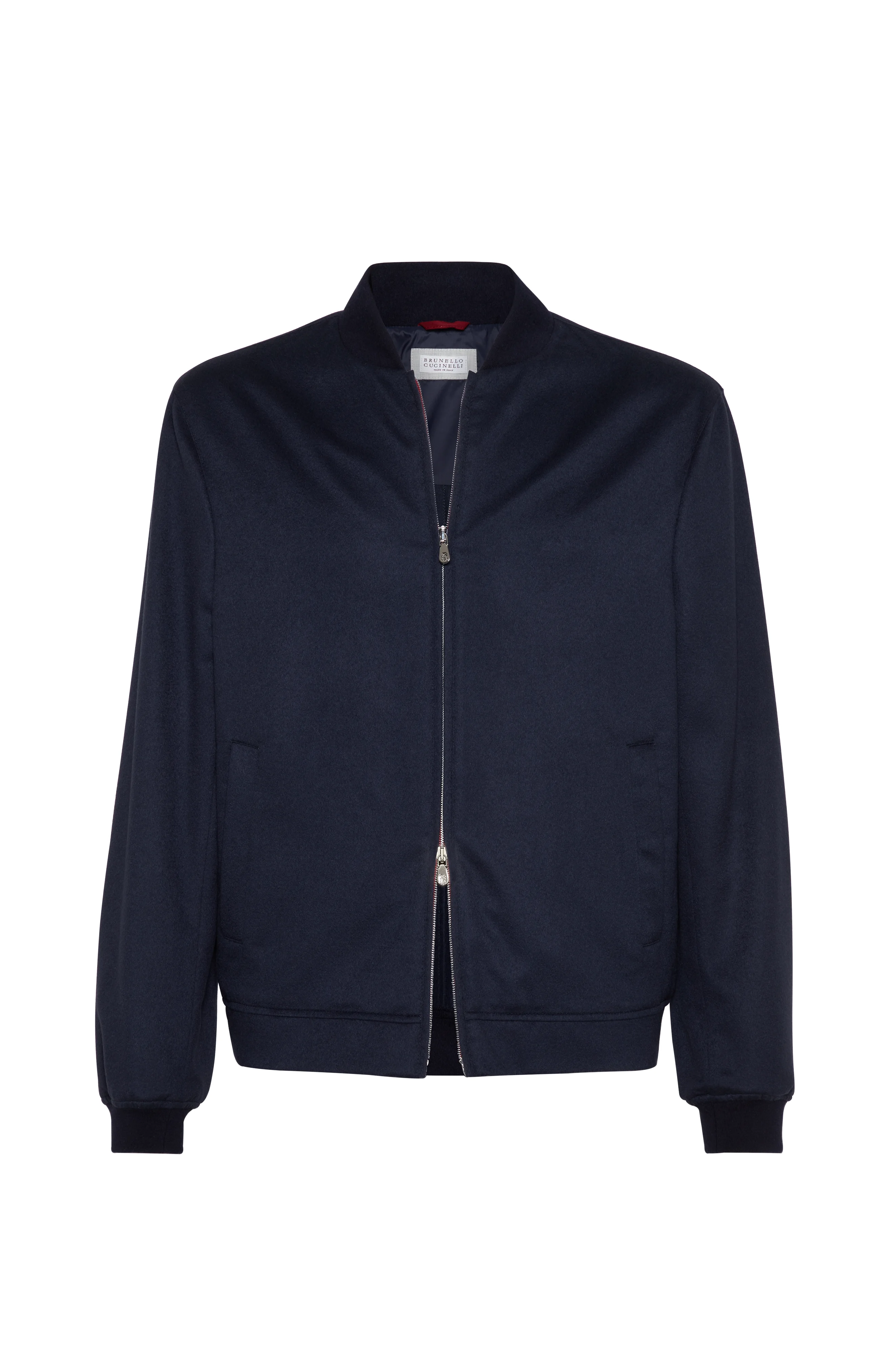 Brunello Cucinelli Cashmere bomber in Avio Blue at Nordstrom - 1