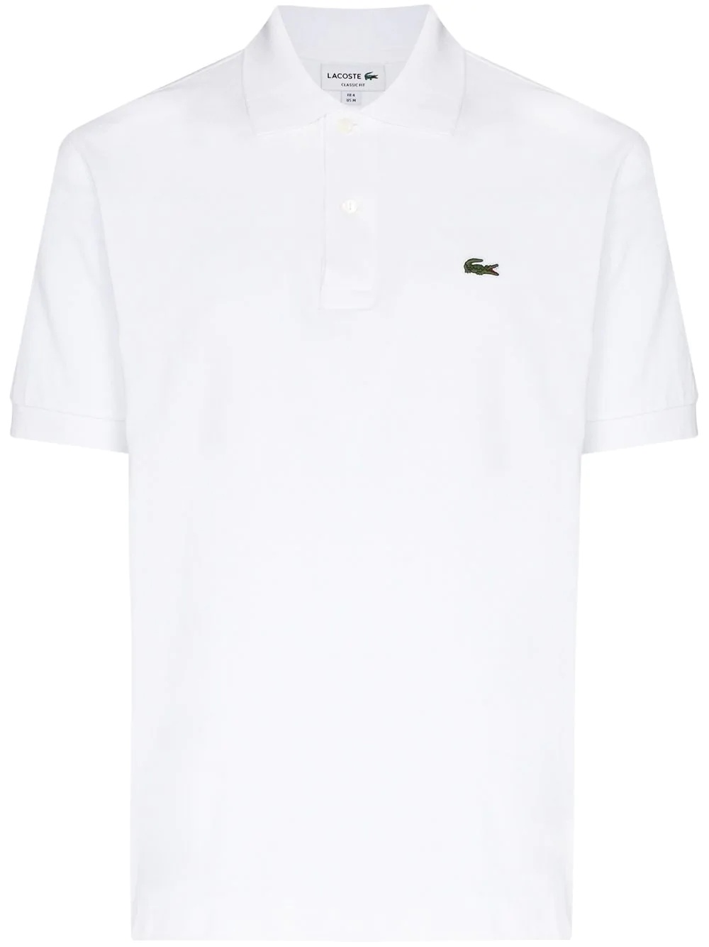 logo-patch short-sleeve polo shirt - 1