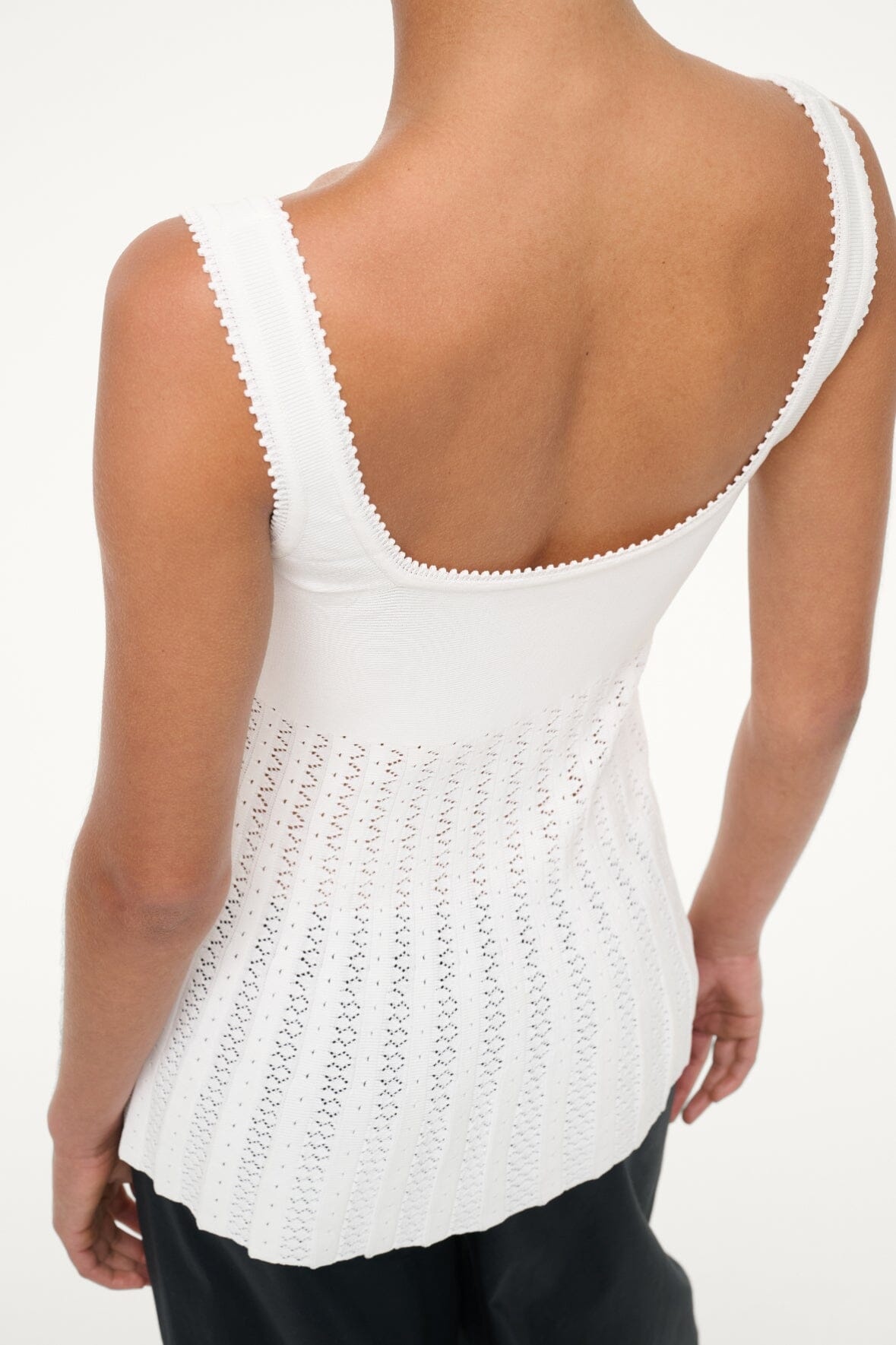 STAUD ELLEN TOP IVORY - 5
