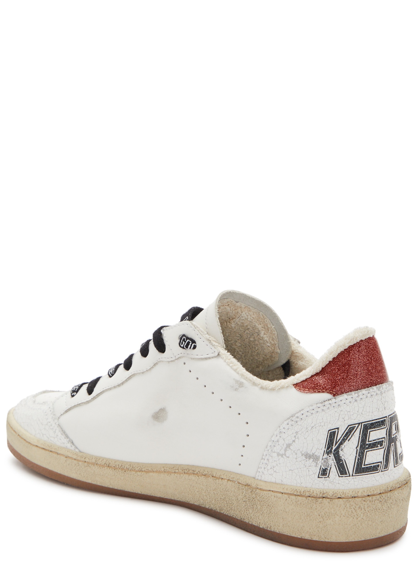 Ball Star distressed leather sneakers - 2