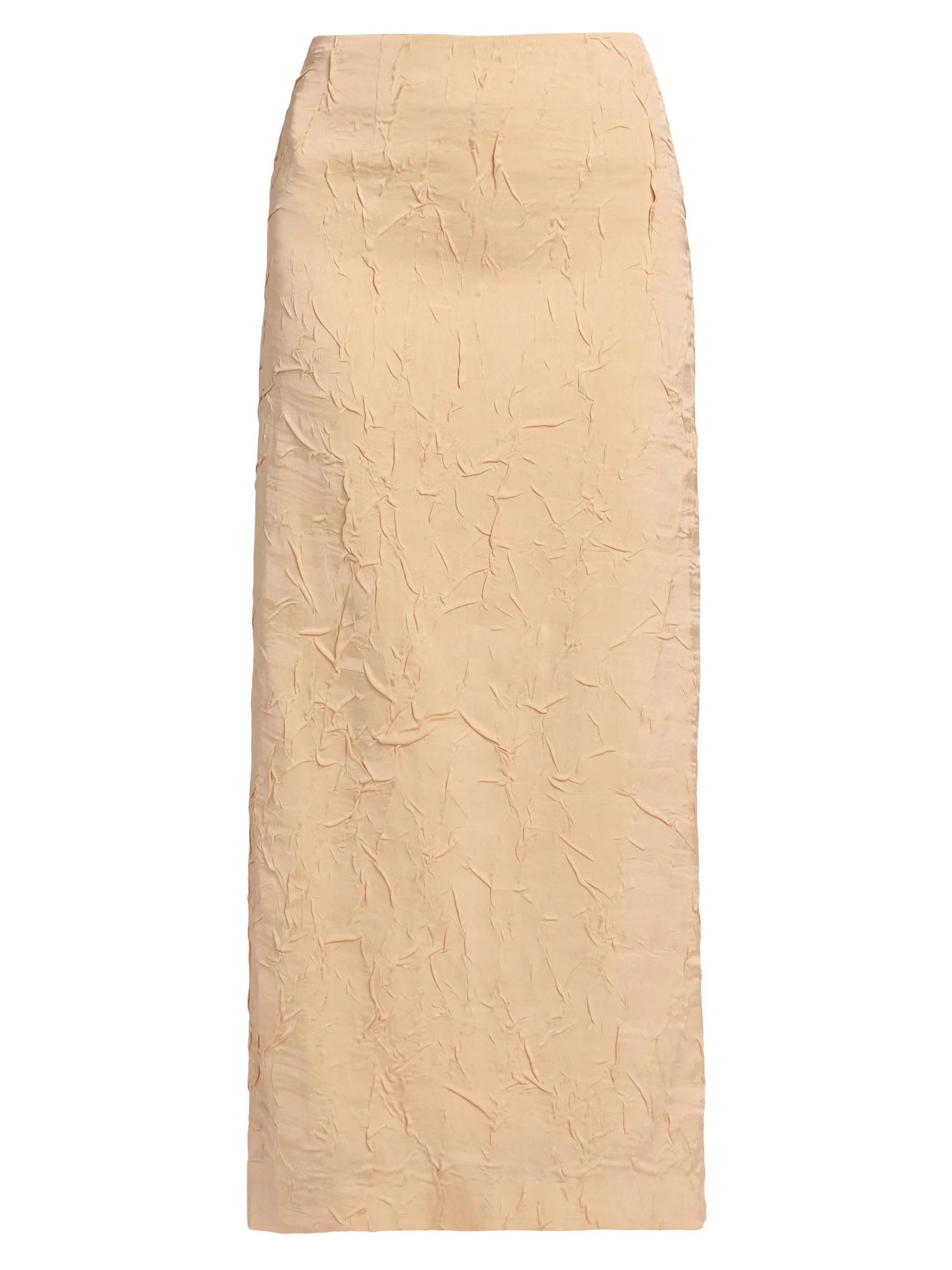 Women's Inez Satin Pencil Maxi Skirt - Driftwood - 1