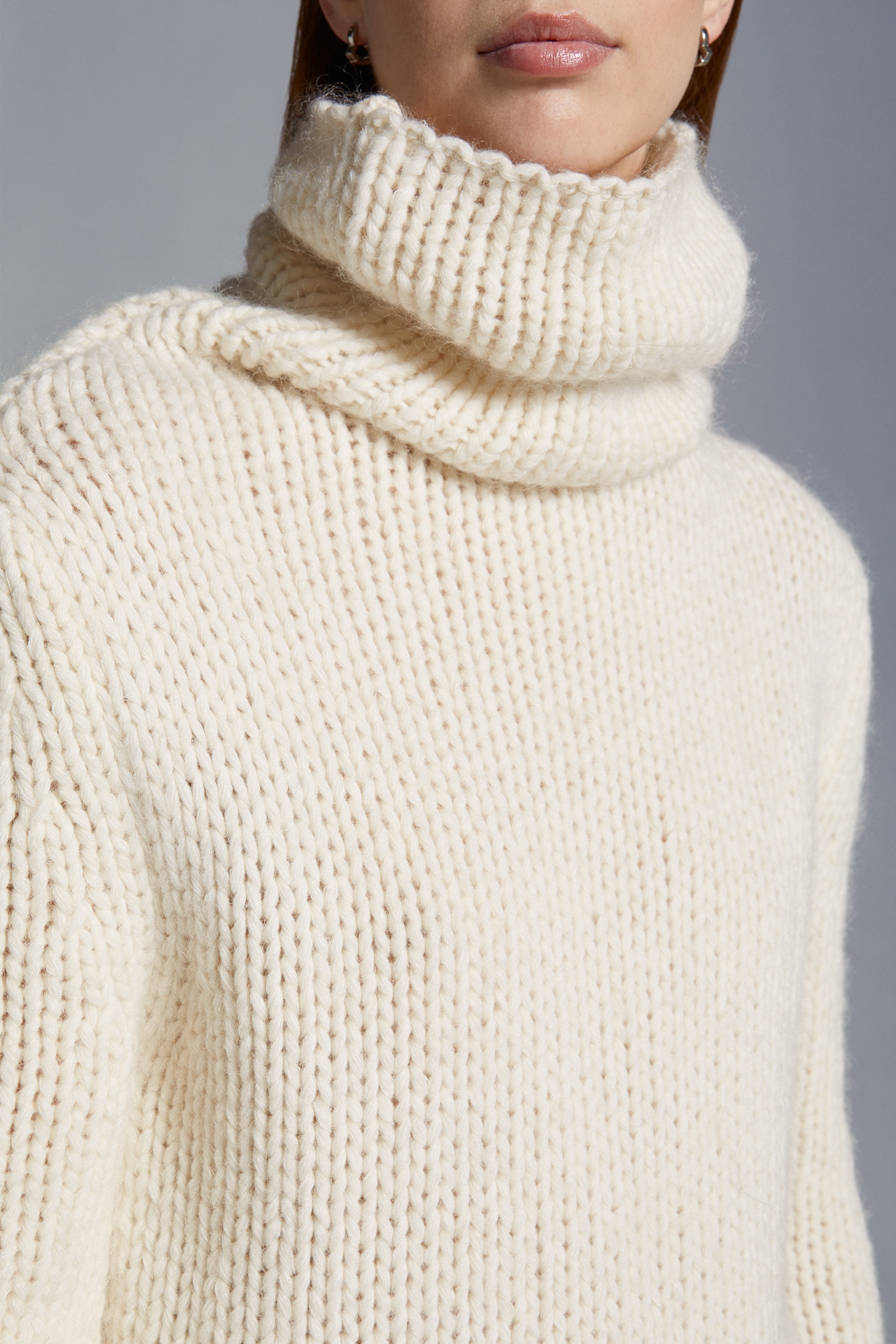 Wool & Mohair Turtleneck Sweater - 6