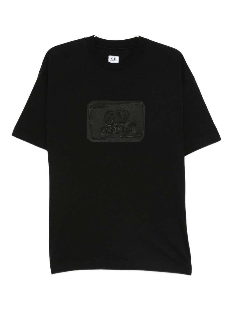logo-detail cotton T-shirt 1