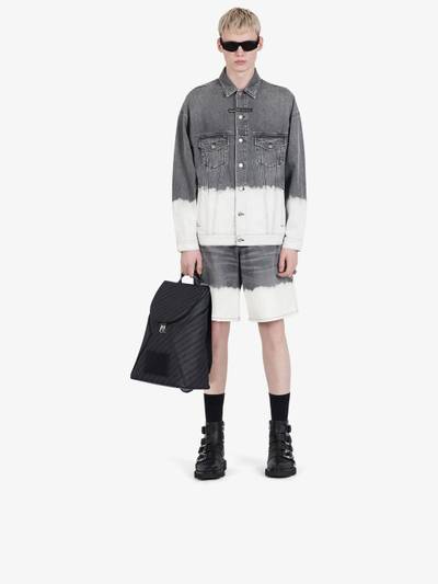 Givenchy Two tone short pants in denim outlook