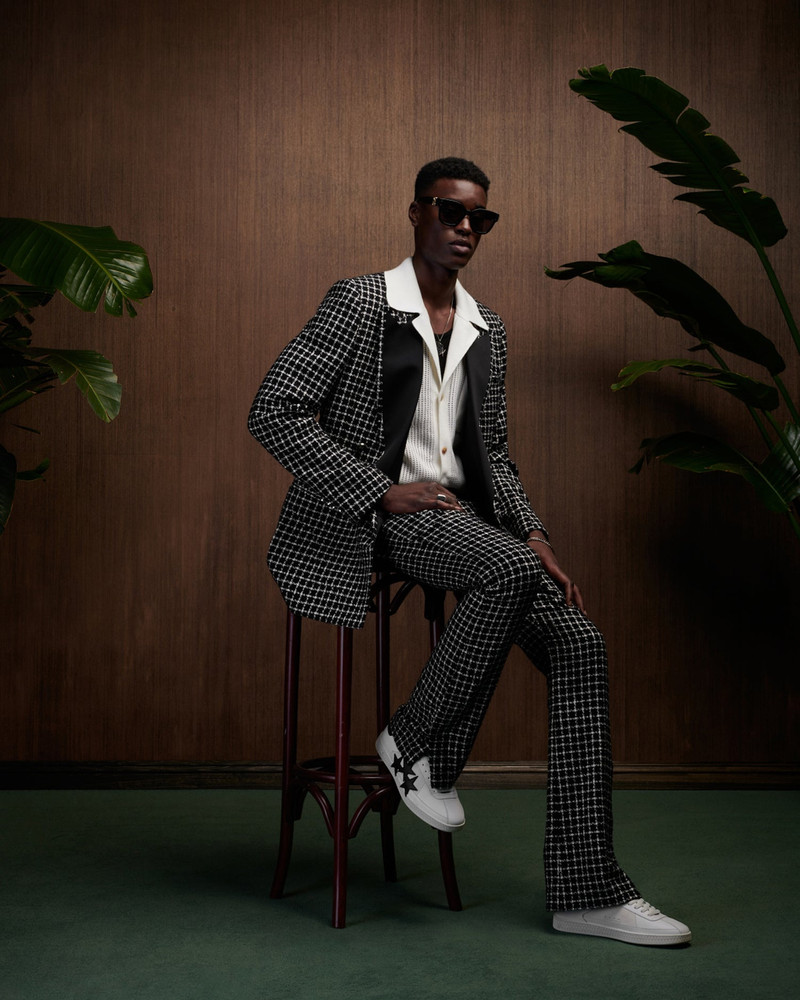 AMIRI BOUCLE DOUBLE-BREASTED BLAZER outlook