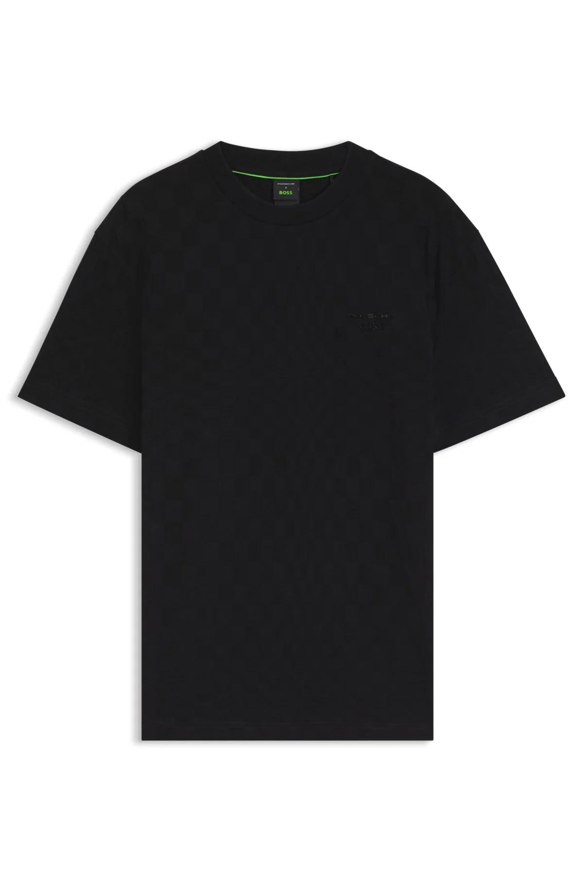 PORSCHE X BOSS COTTON T-SHIRT WITH PASHA PATTERN - 1