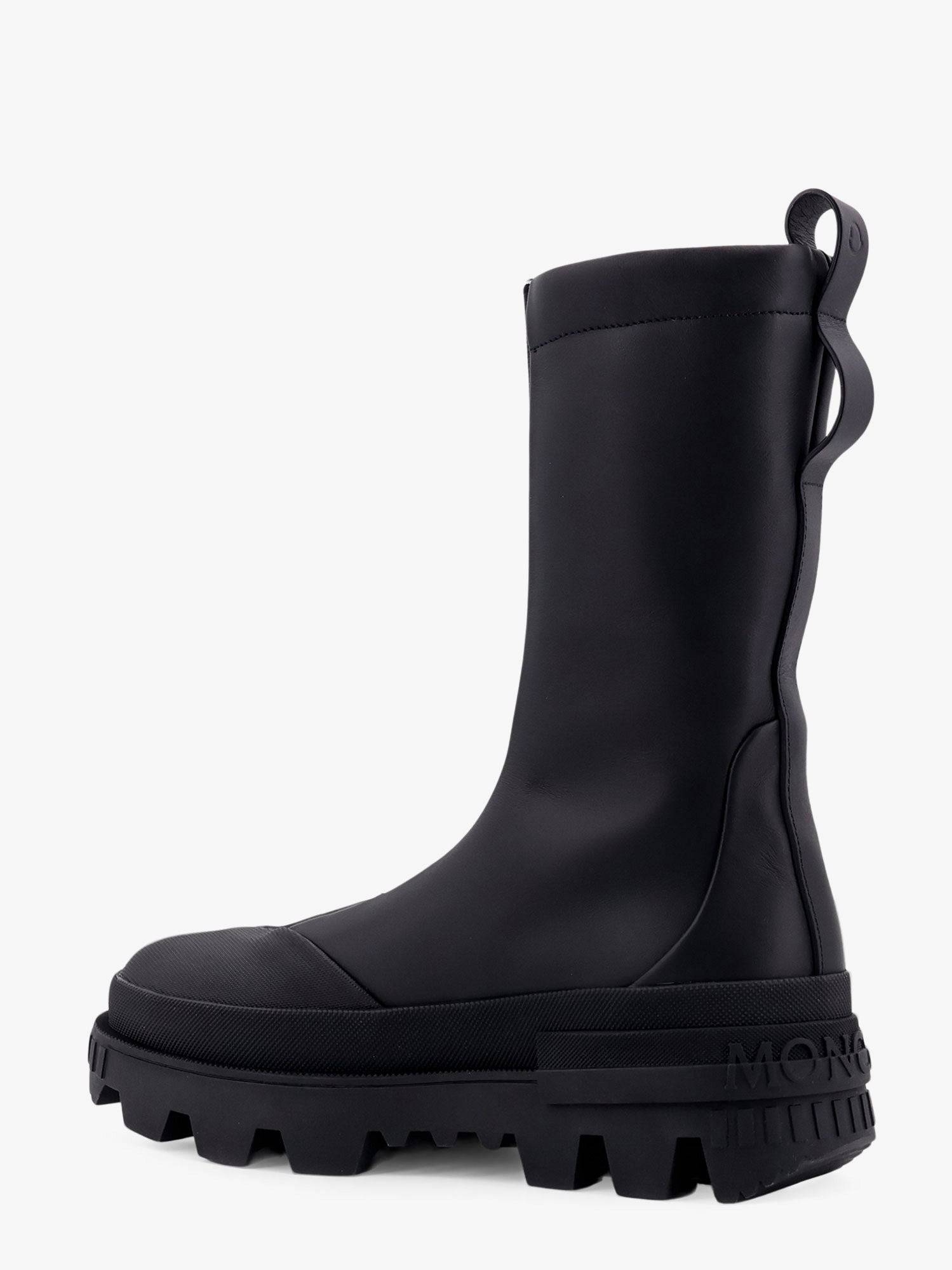 Salix 6 Moncler Willow Smith Letaher Boots With Stretch Inserts - 4