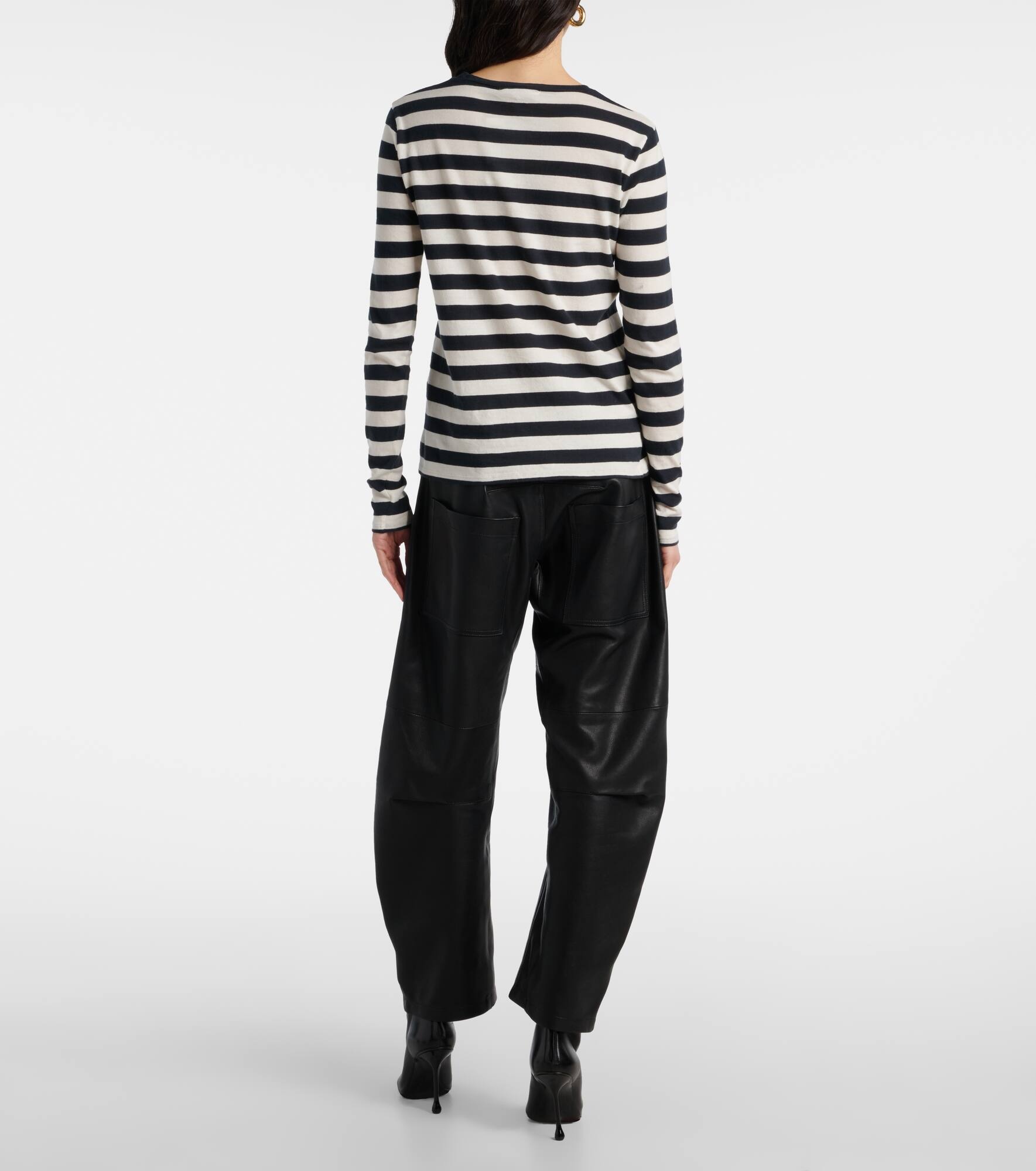 Striped cotton jersey T-shirt - 3