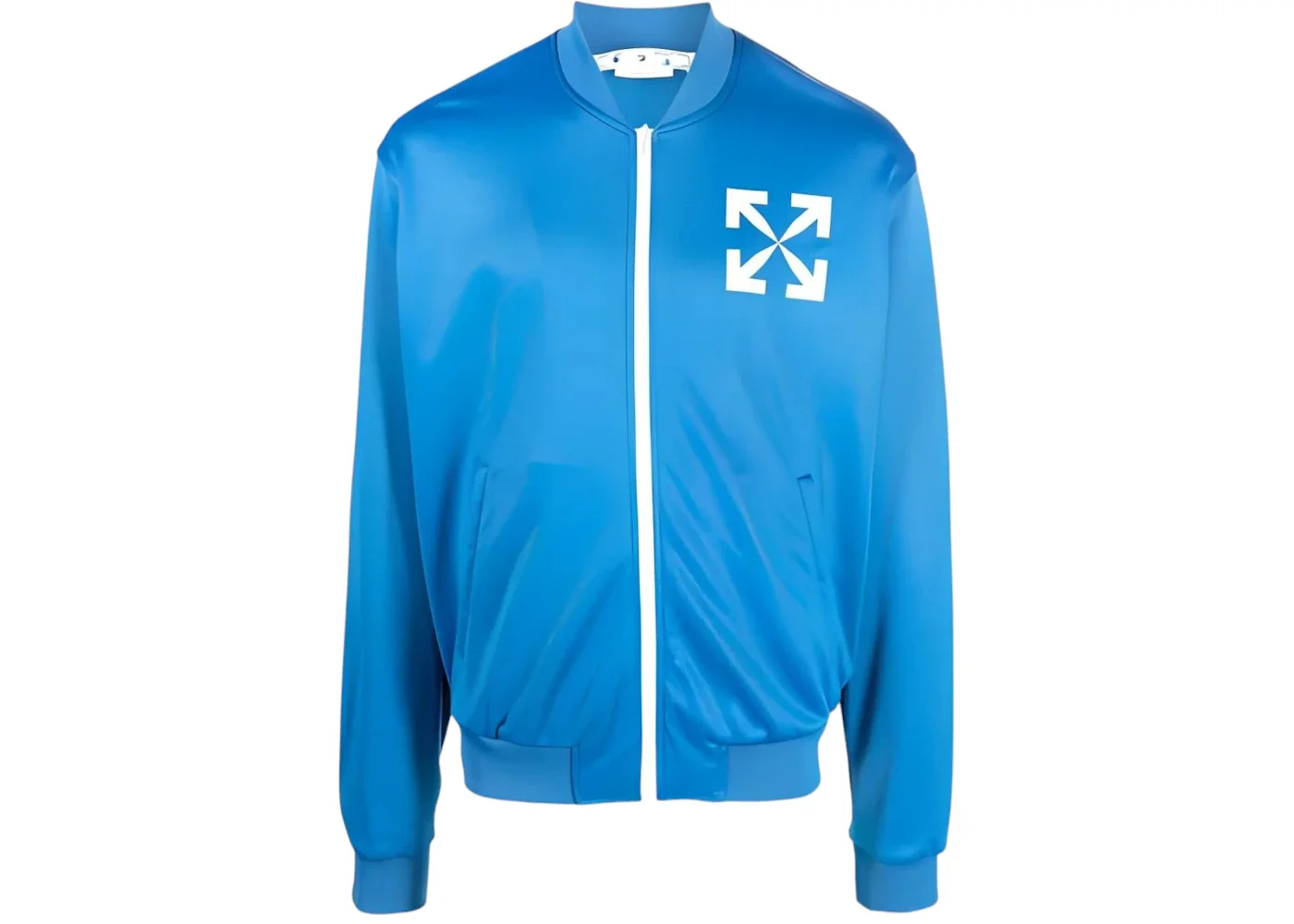 OFF-WHITE Single Arrow Slim Tracktop Jacket Blue/White - 1