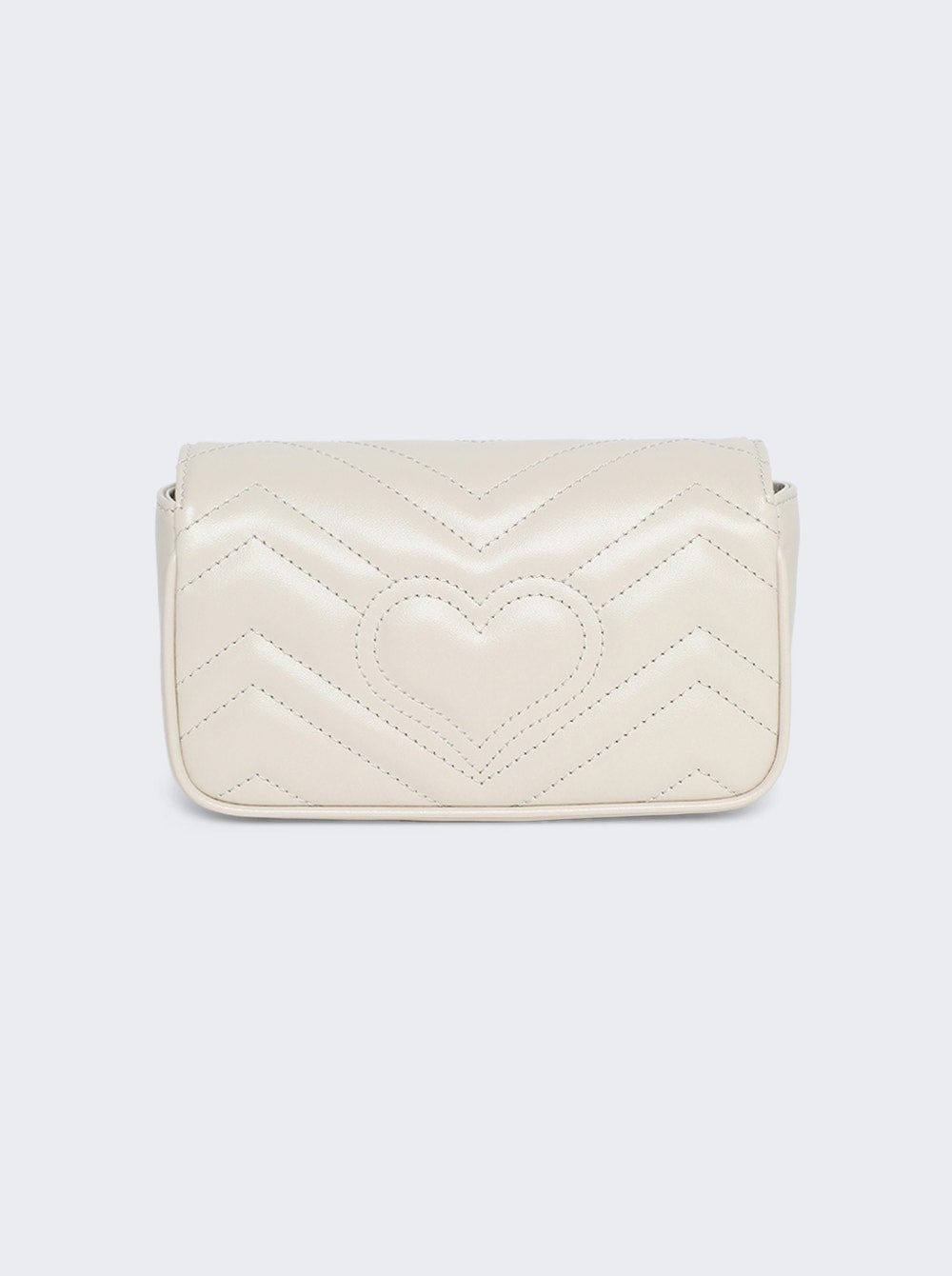 GG Marmont Leather Super Mini Bag Mystic White - 5