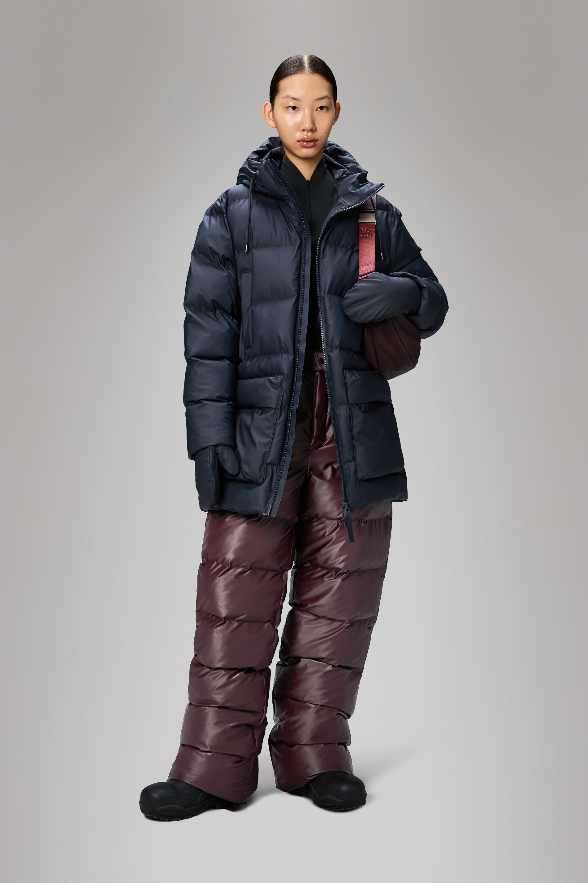 Alta Long Puffer Cargo Jacket - 4