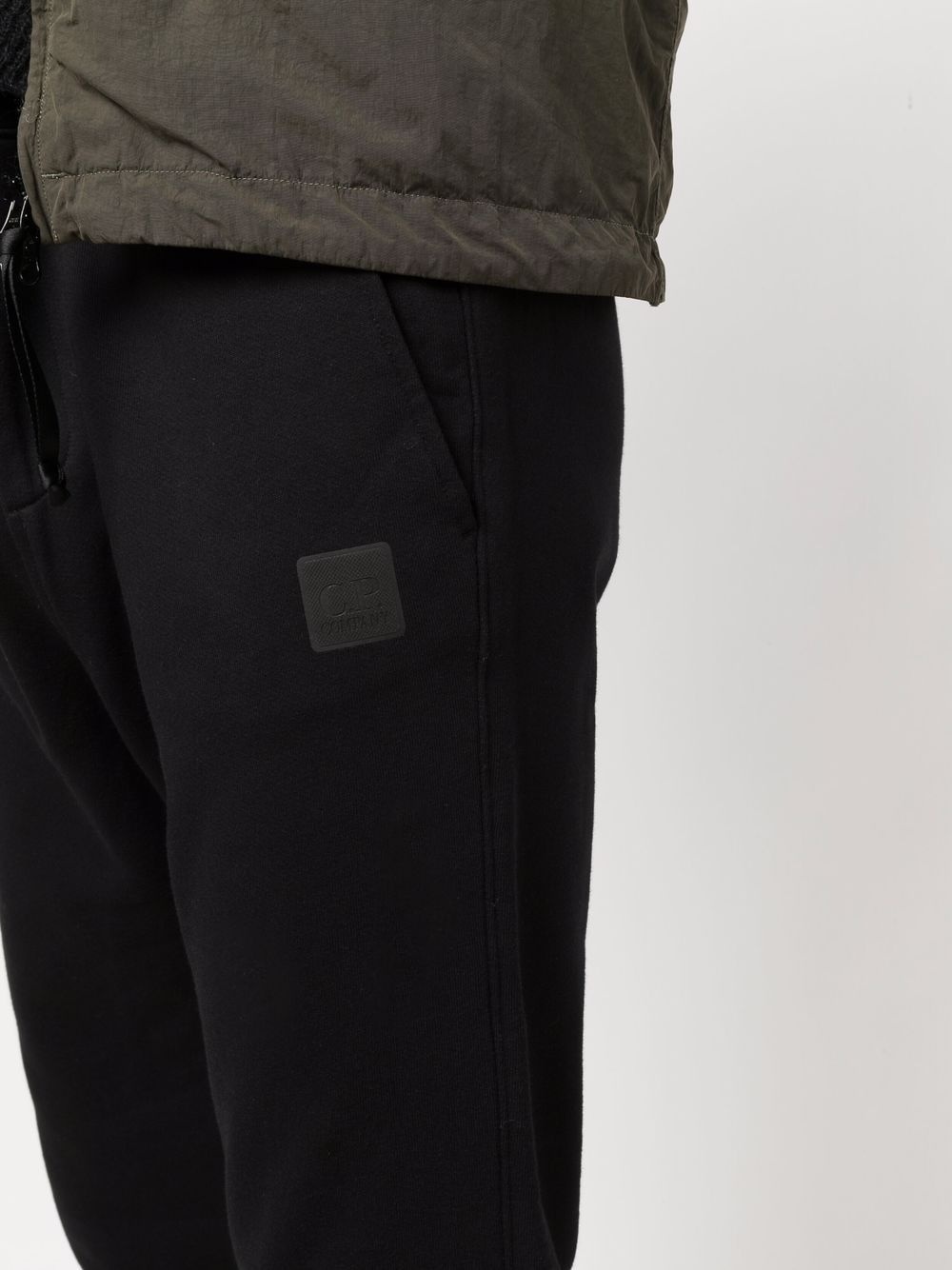 drop-crotch slim joggers - 5