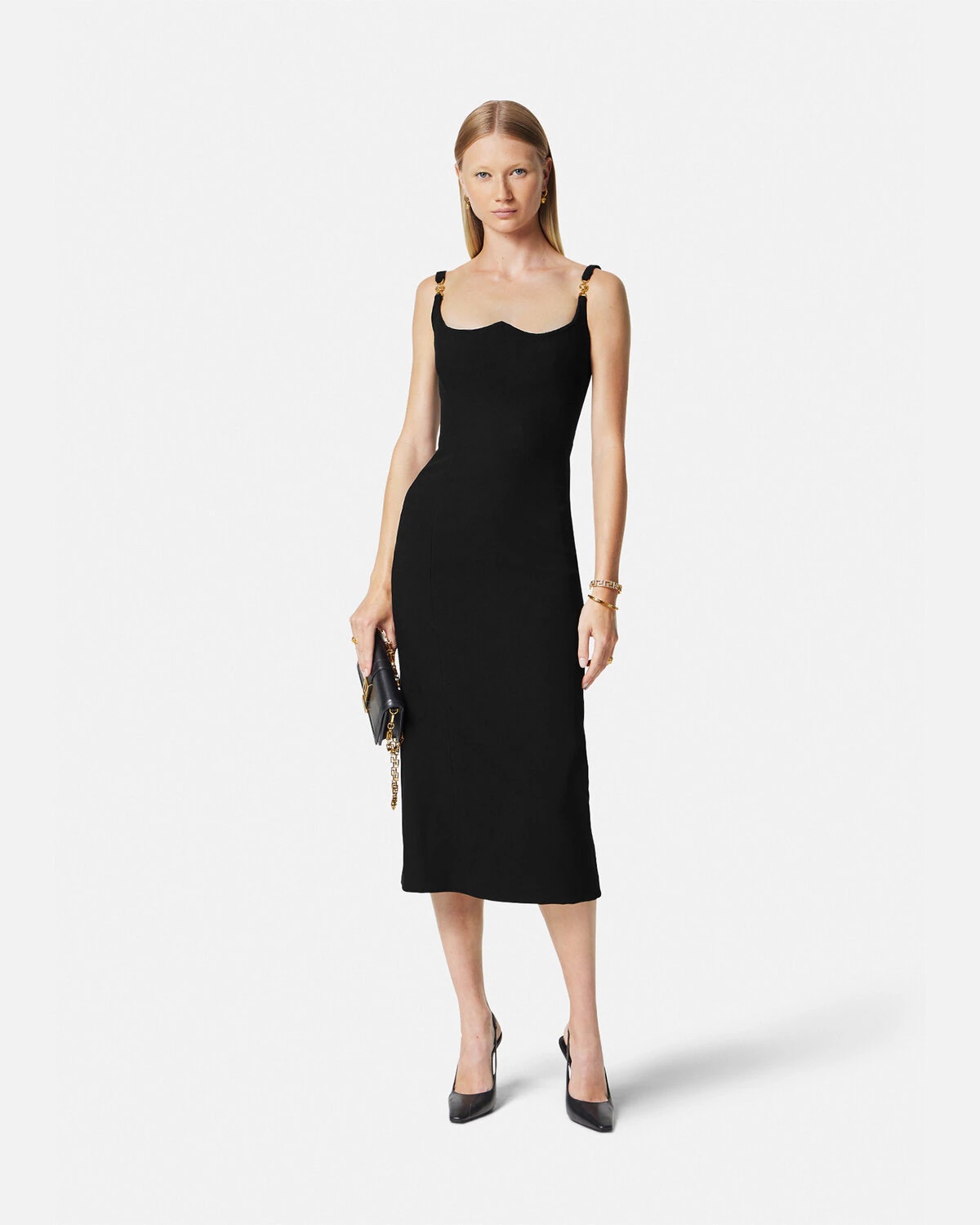 Medusa '95 Fluted Midi Dress - 2