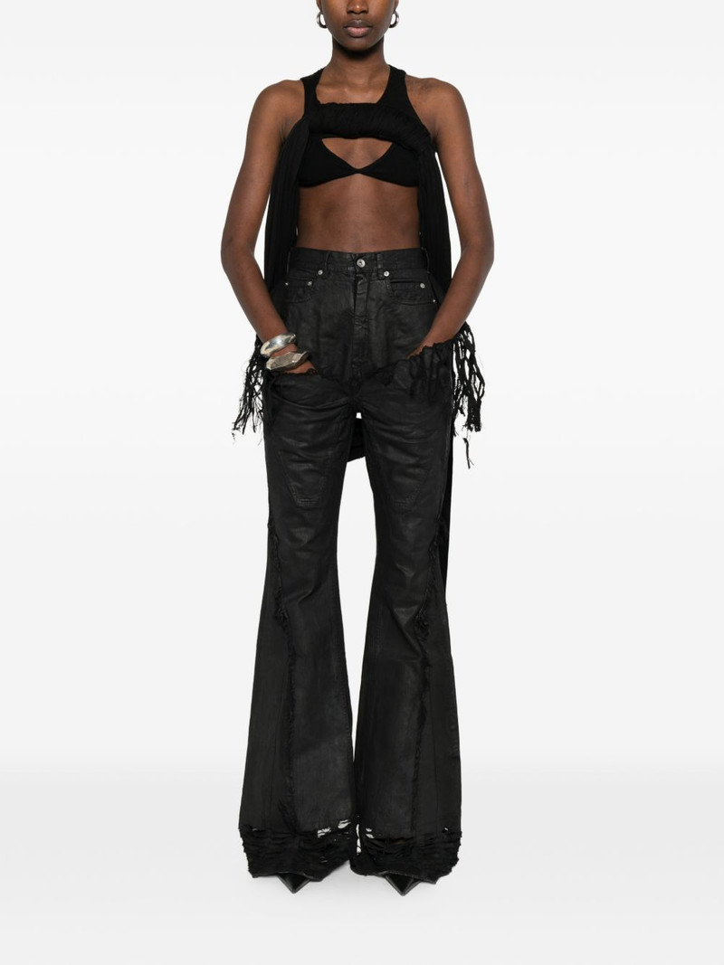 Rick Owens DRKSHDW frayed jeans outlook