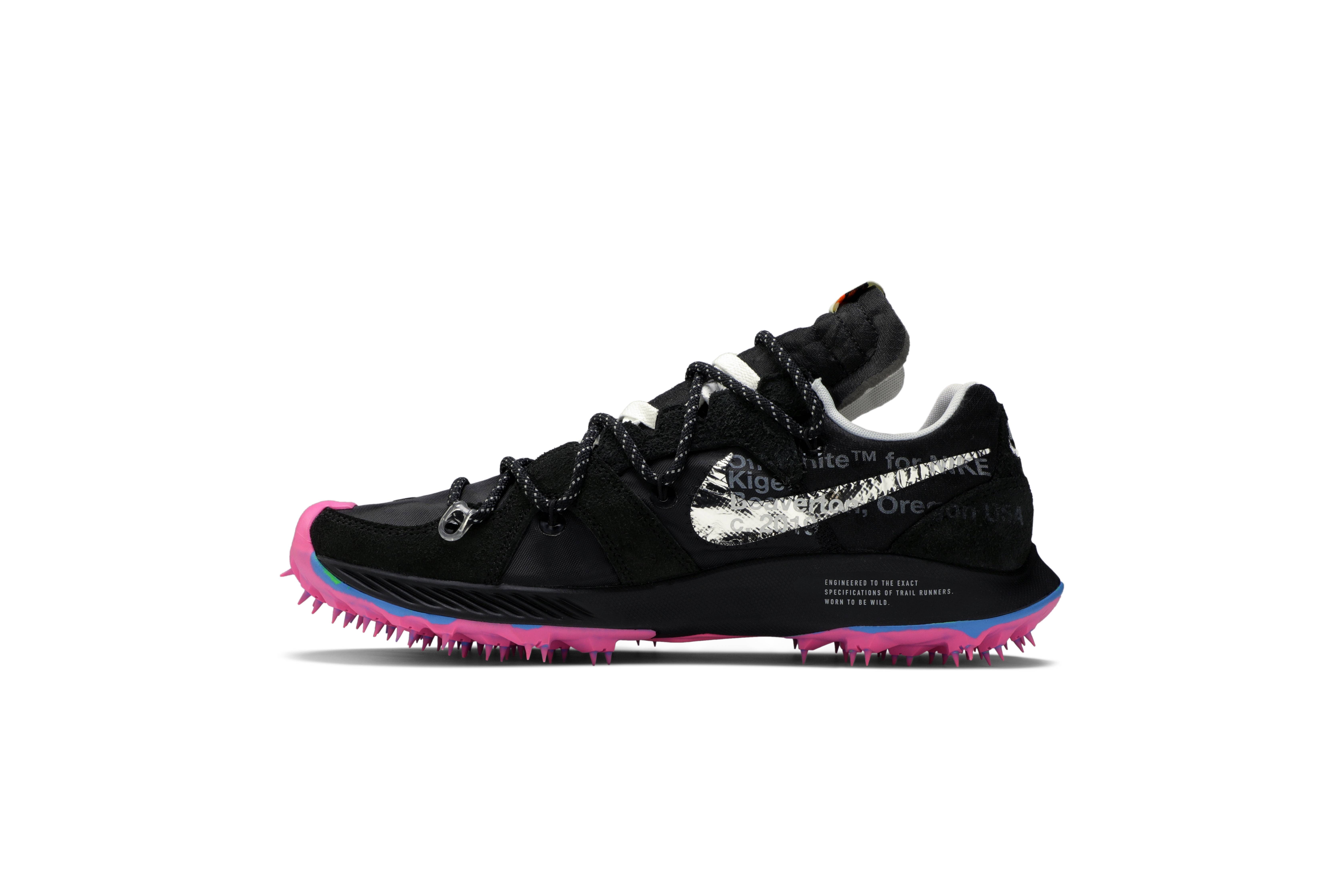 Off-White x Wmns Air Zoom Terra Kiger 5 'Athlete in Progress - Black' - 3
