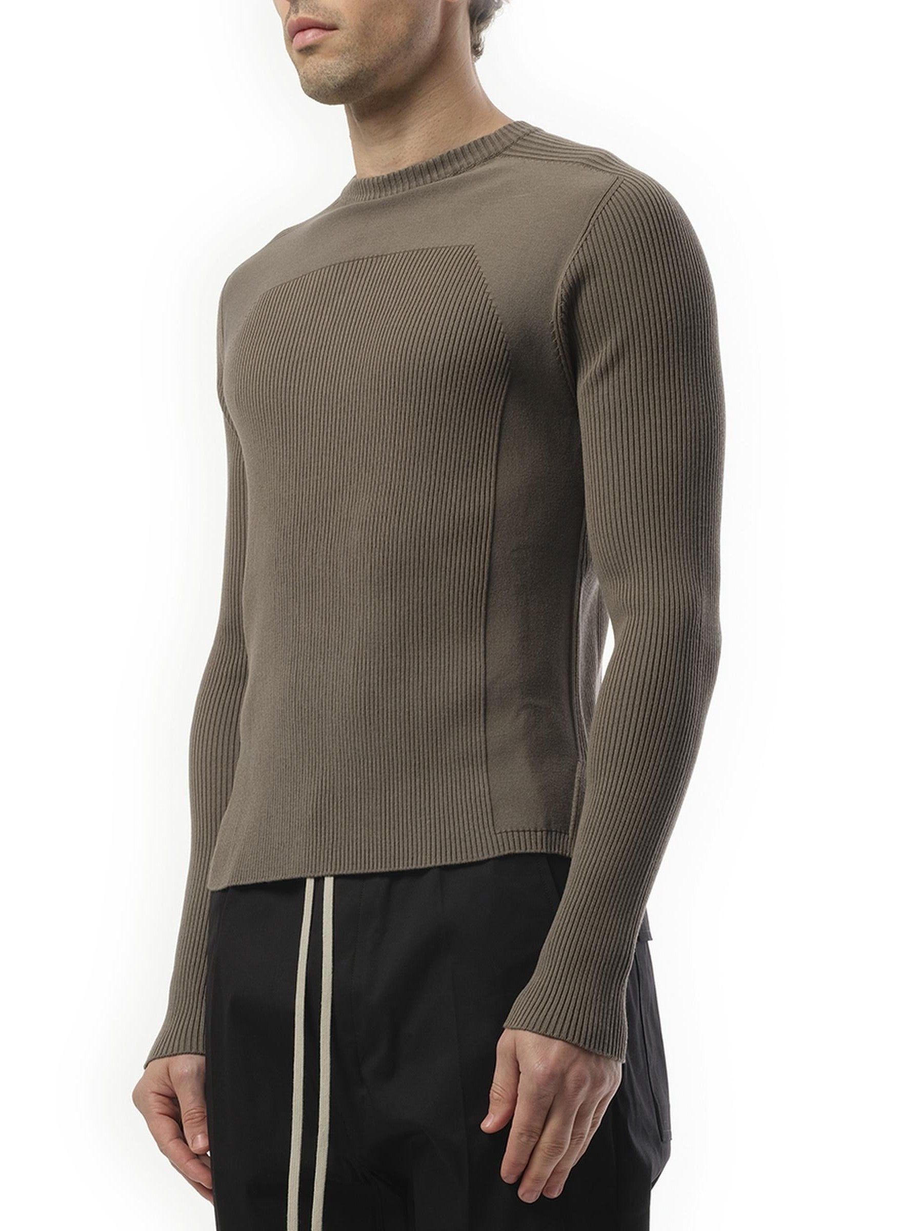 Ribbed Geo Sweater in Dust - 5