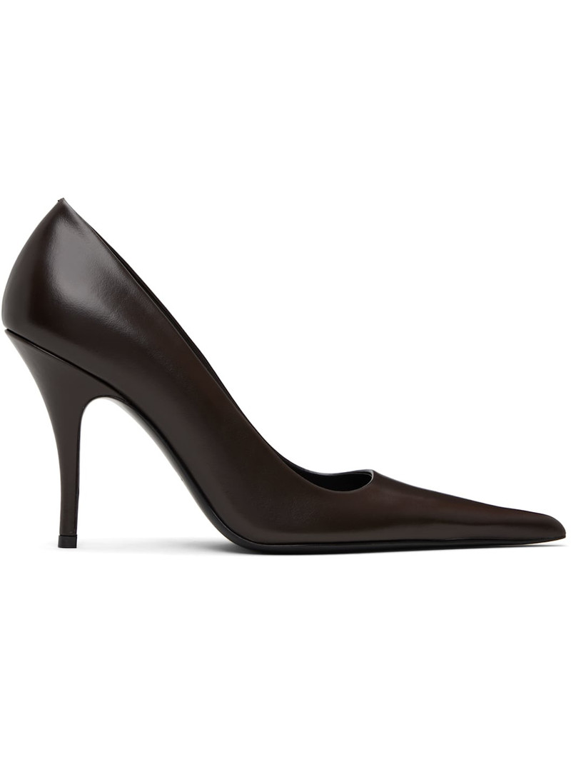 Brown Sharp Pump Heels 1