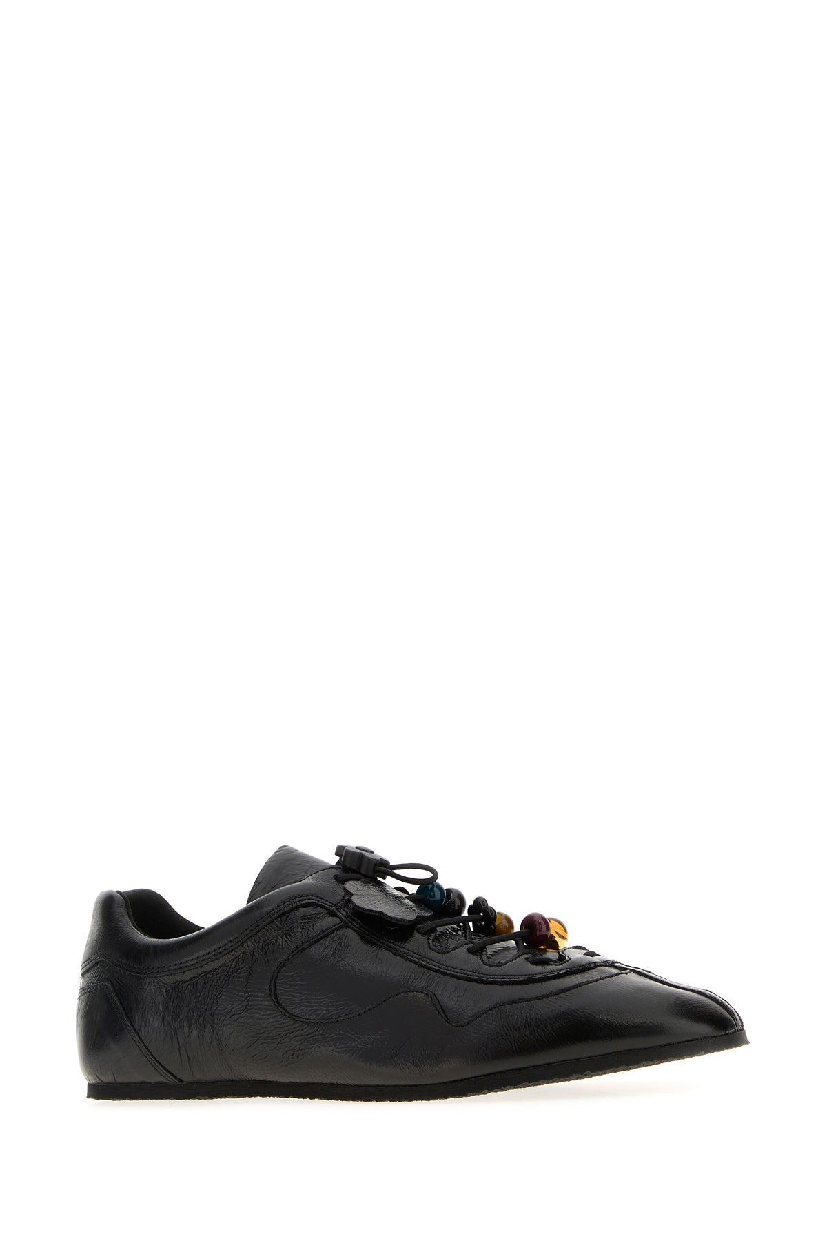 Black leather Blaise sneakers - 2