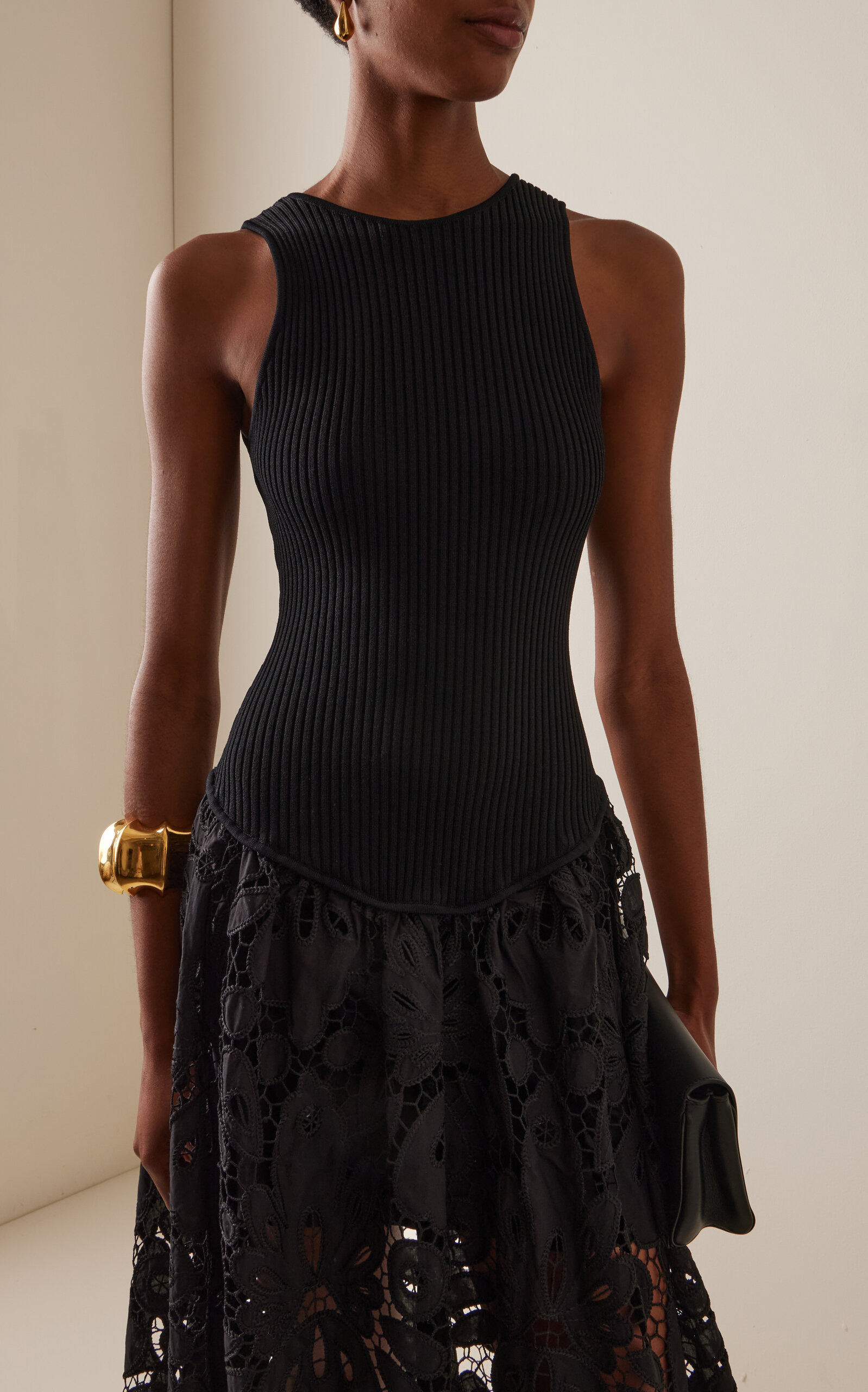 Atlas Knit Midi Dress black - 3