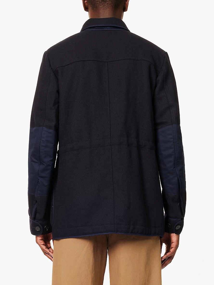 Valkoy wool and cotton-blend utility jacket - 4