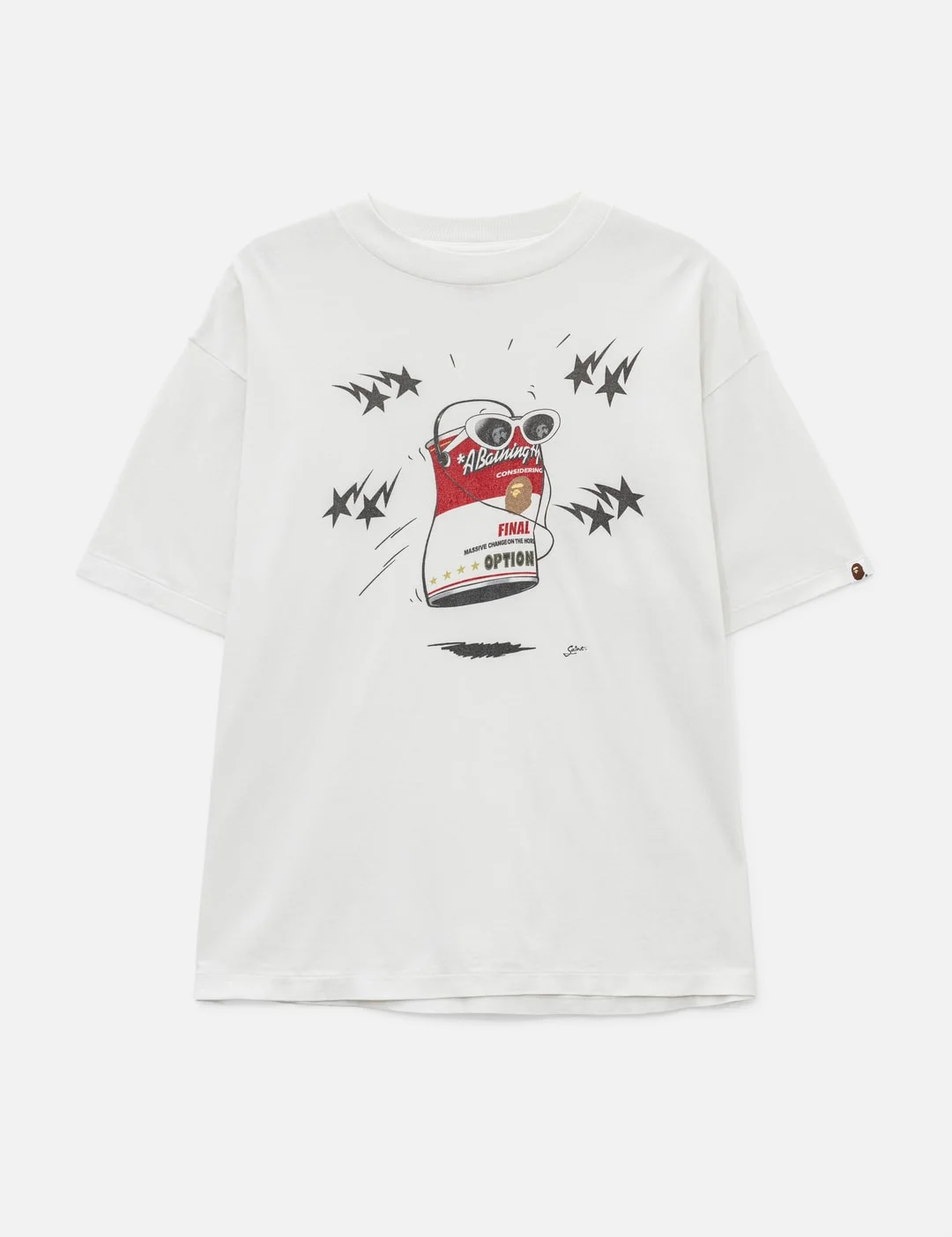 SAINT MXXXXXX X BAPE DANCING CAN T-SHIRT - 1