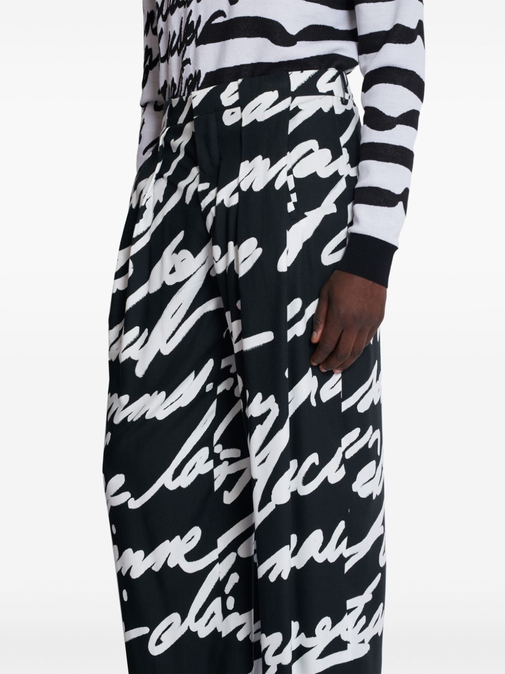 Love Letter pleated trousers - 6