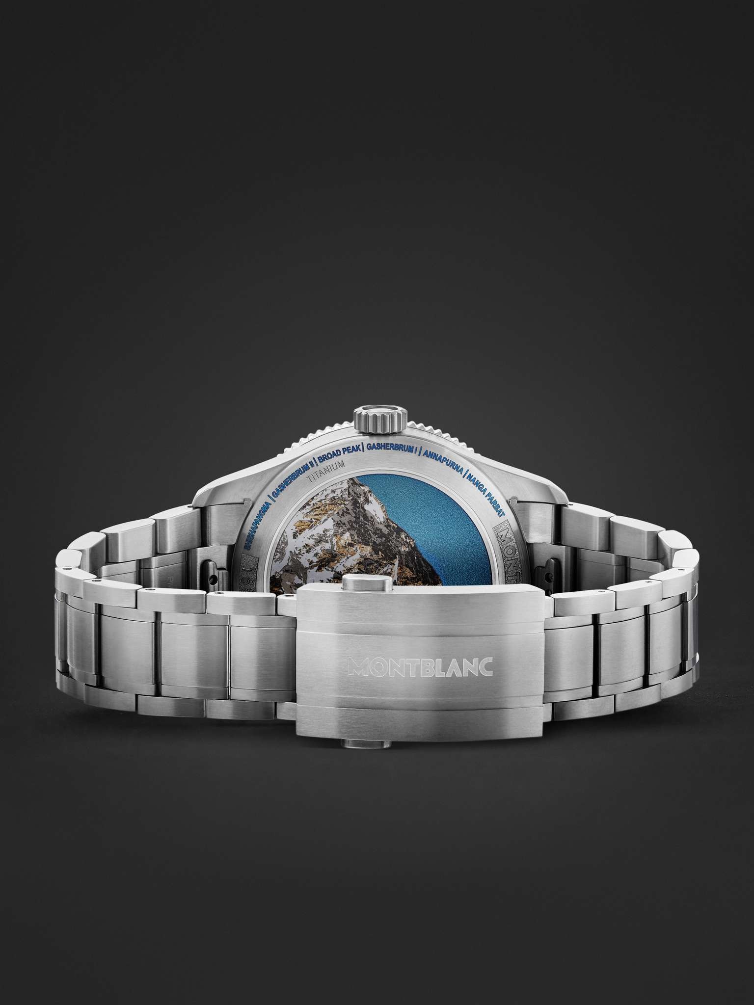 Montblanc 1858 Geosphere 0 Oxygen The 8000 Automatic 42mm Titanium, Ceramic and Stainless Steel Watc - 6