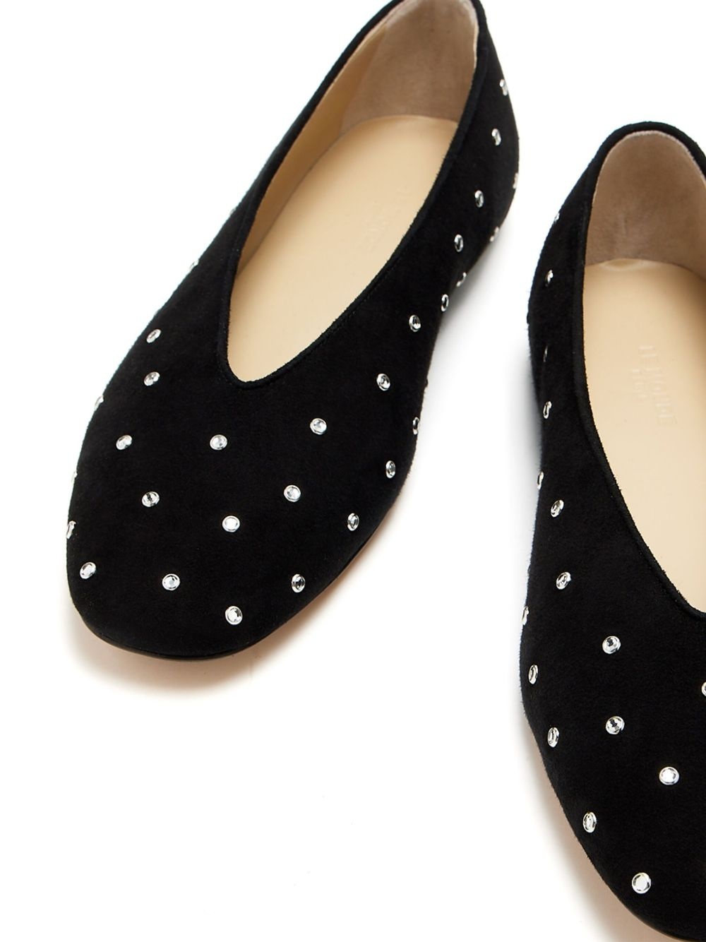 suede ballerina shoes - 4