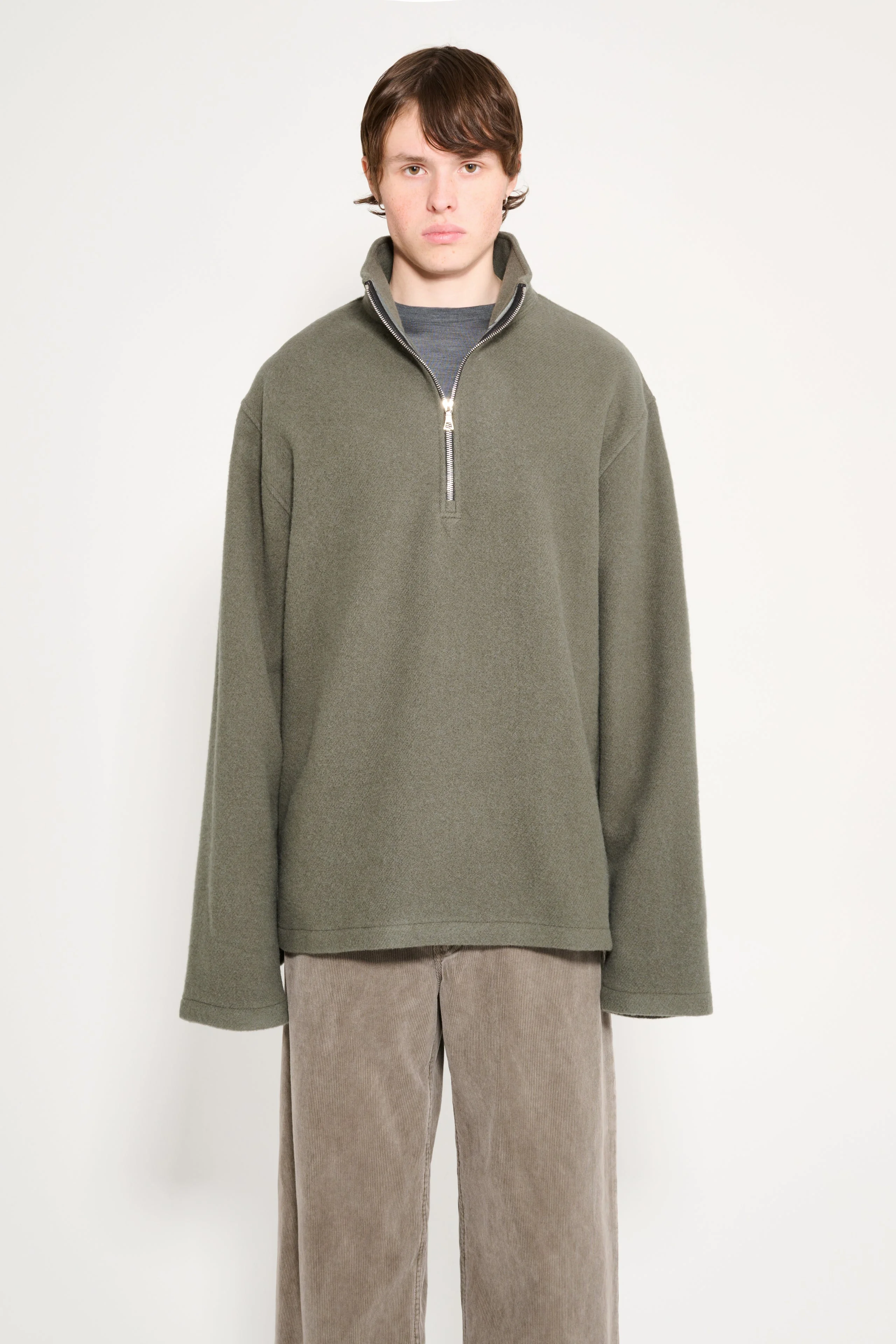 RIER FLEECE POLO CAMOSCIO - 1