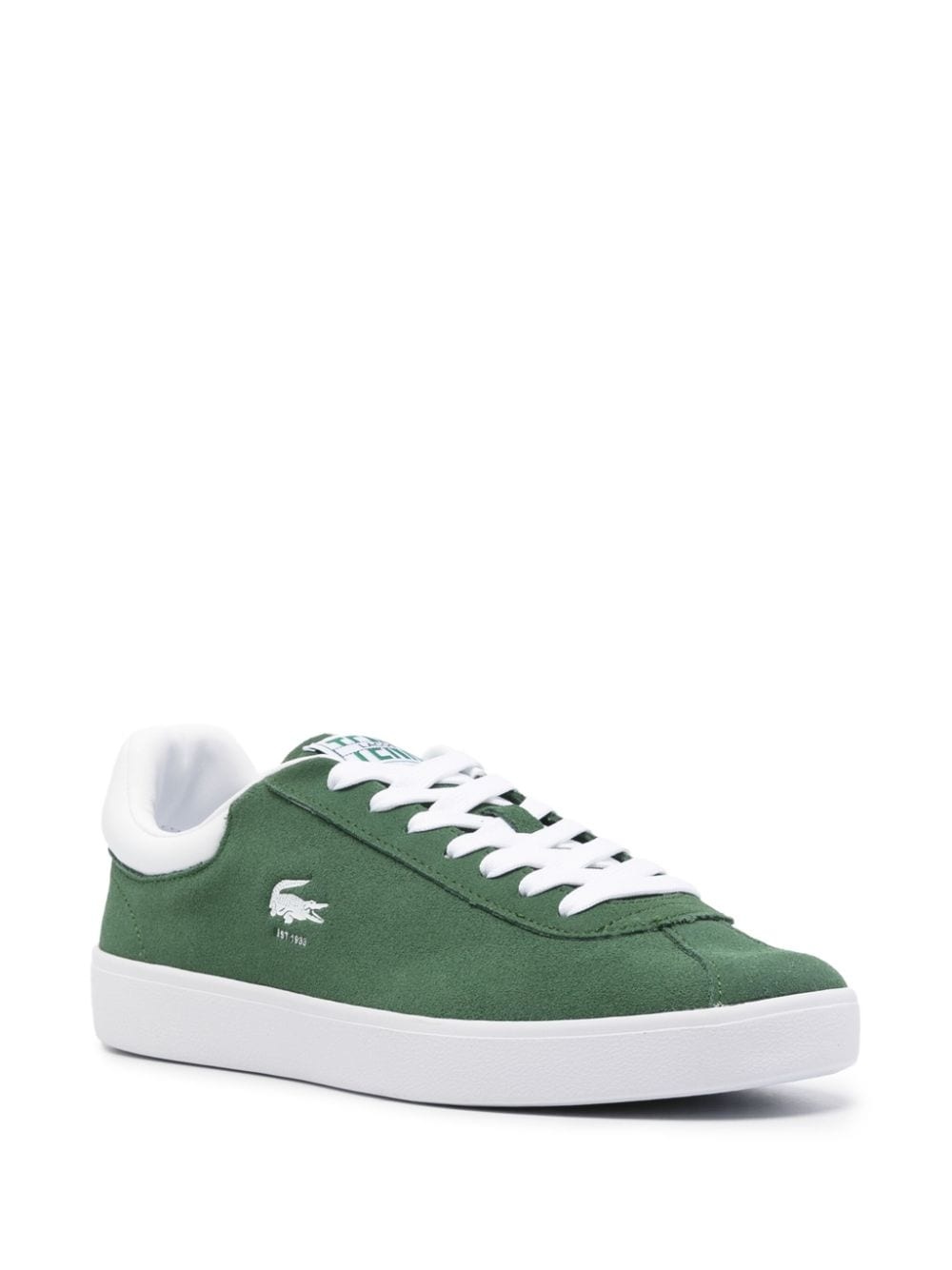 logo-debossed suede sneakers - 2