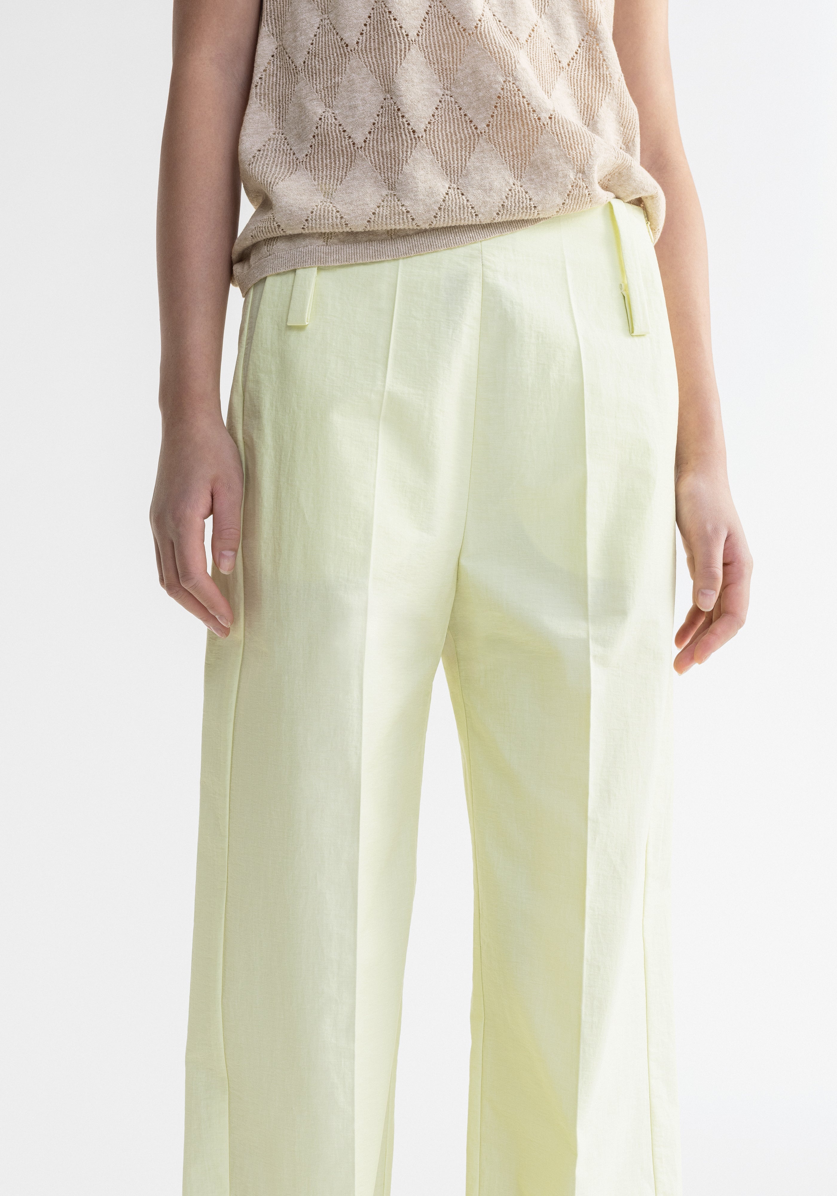 CHIP
Wide cuffed poplin pants - 2