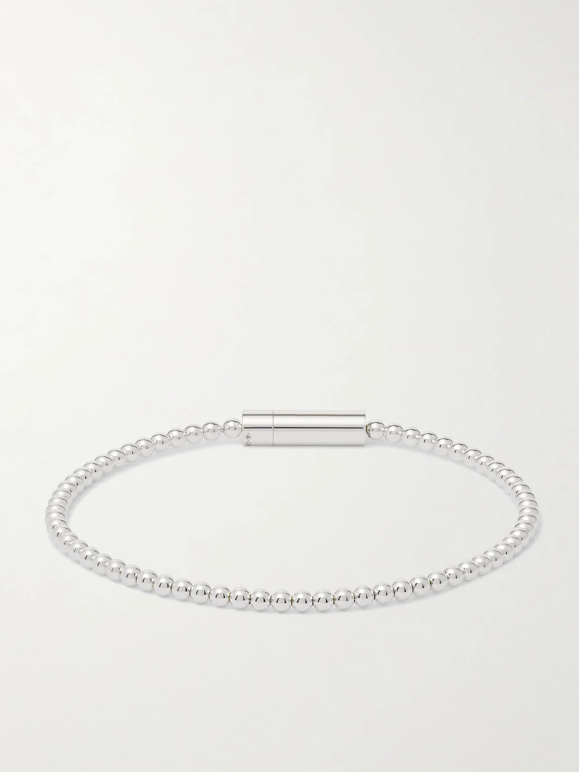 Le 11 Sterling Silver Beaded Bracelet - 1