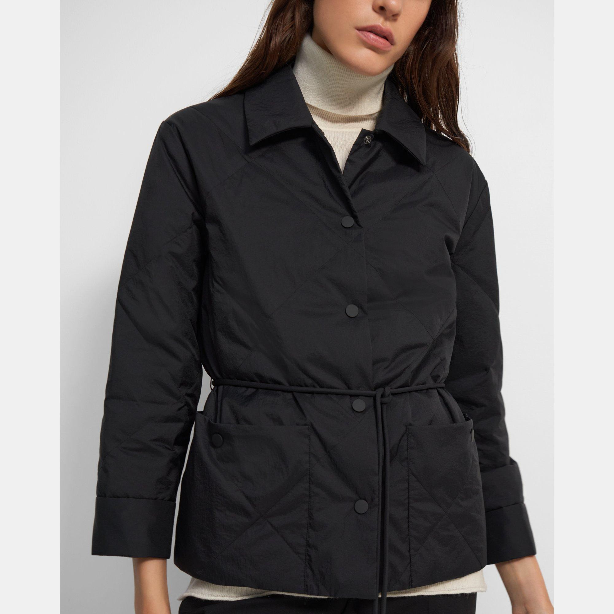 Quilted Jacket in Water-Resistant Nylon - 3