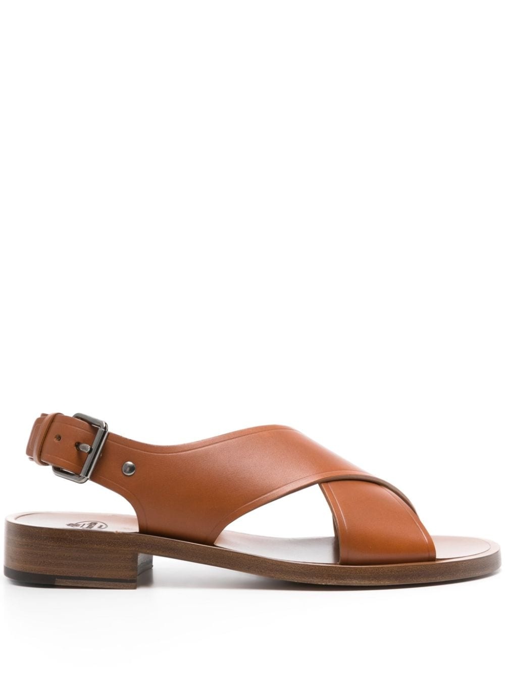 leather flat sandal - 1