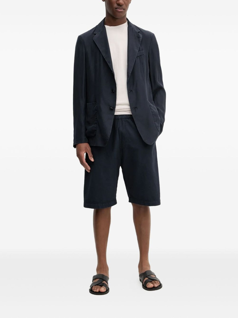 BARENA single-breasted silk blazer outlook