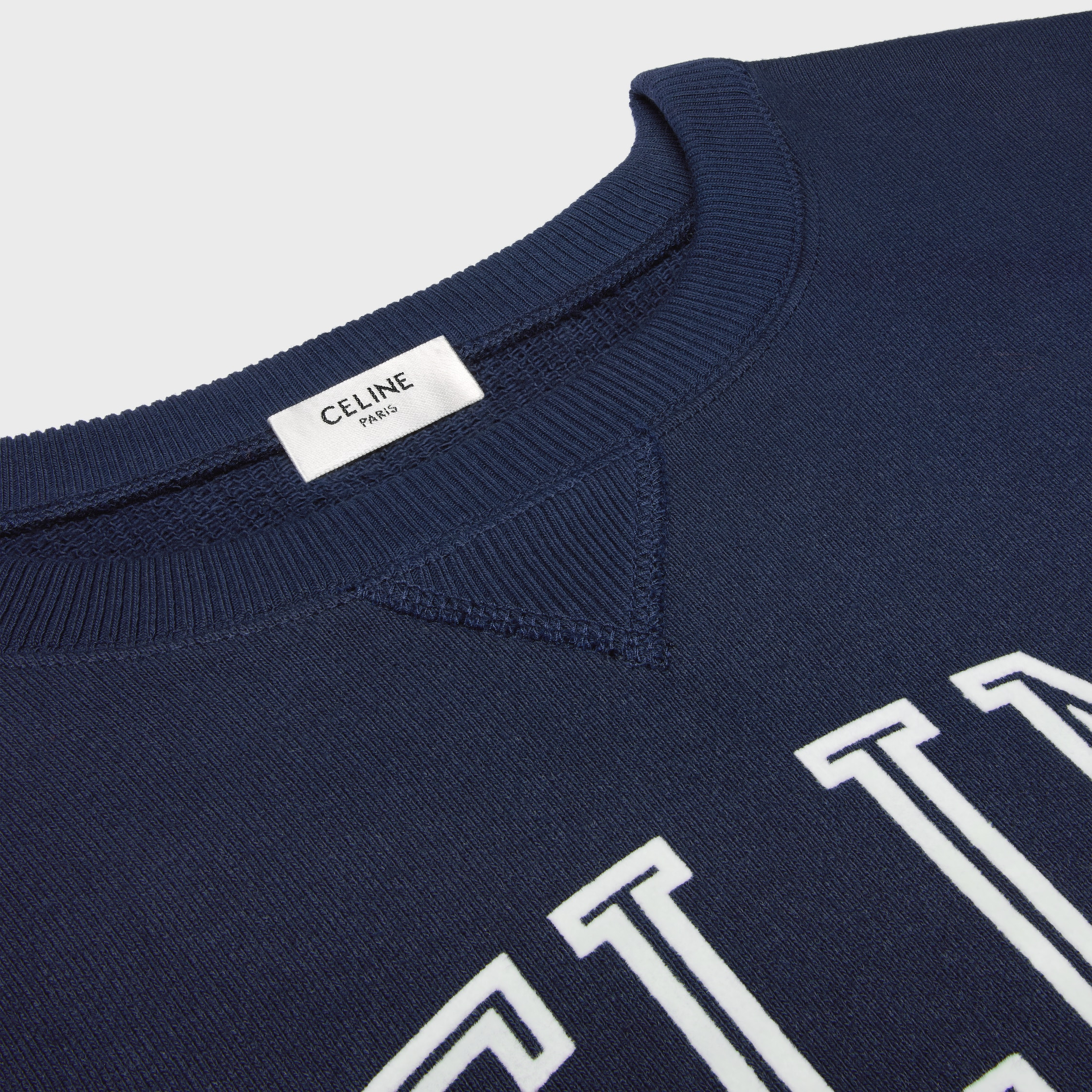 loose sweatshirt IN cotton fleece - 3