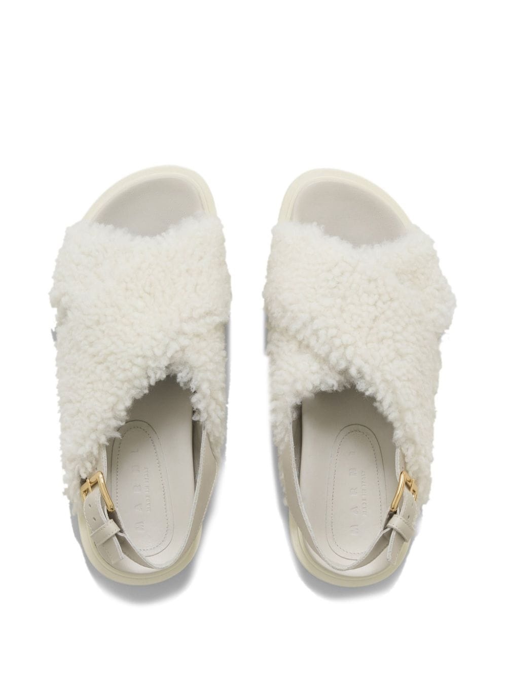 Fussbett shearling sandals - 4