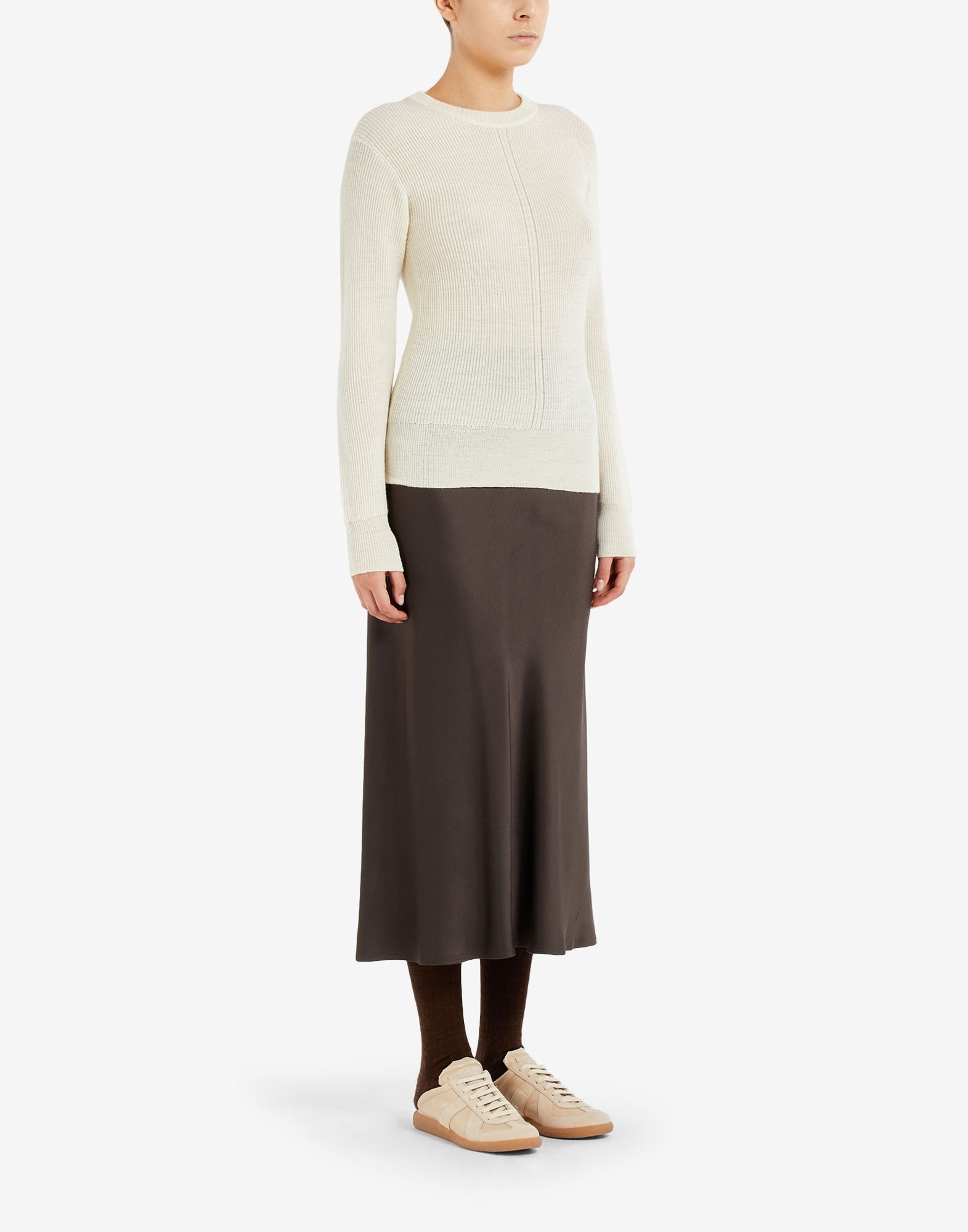 Wool-blend crewneck sweater - 3