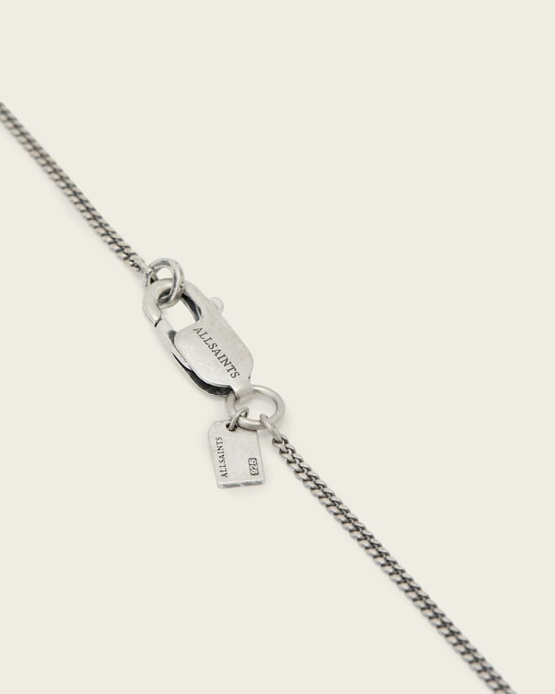 AXL STERLING SILVER MEDIUM CURB NECKLACE 3