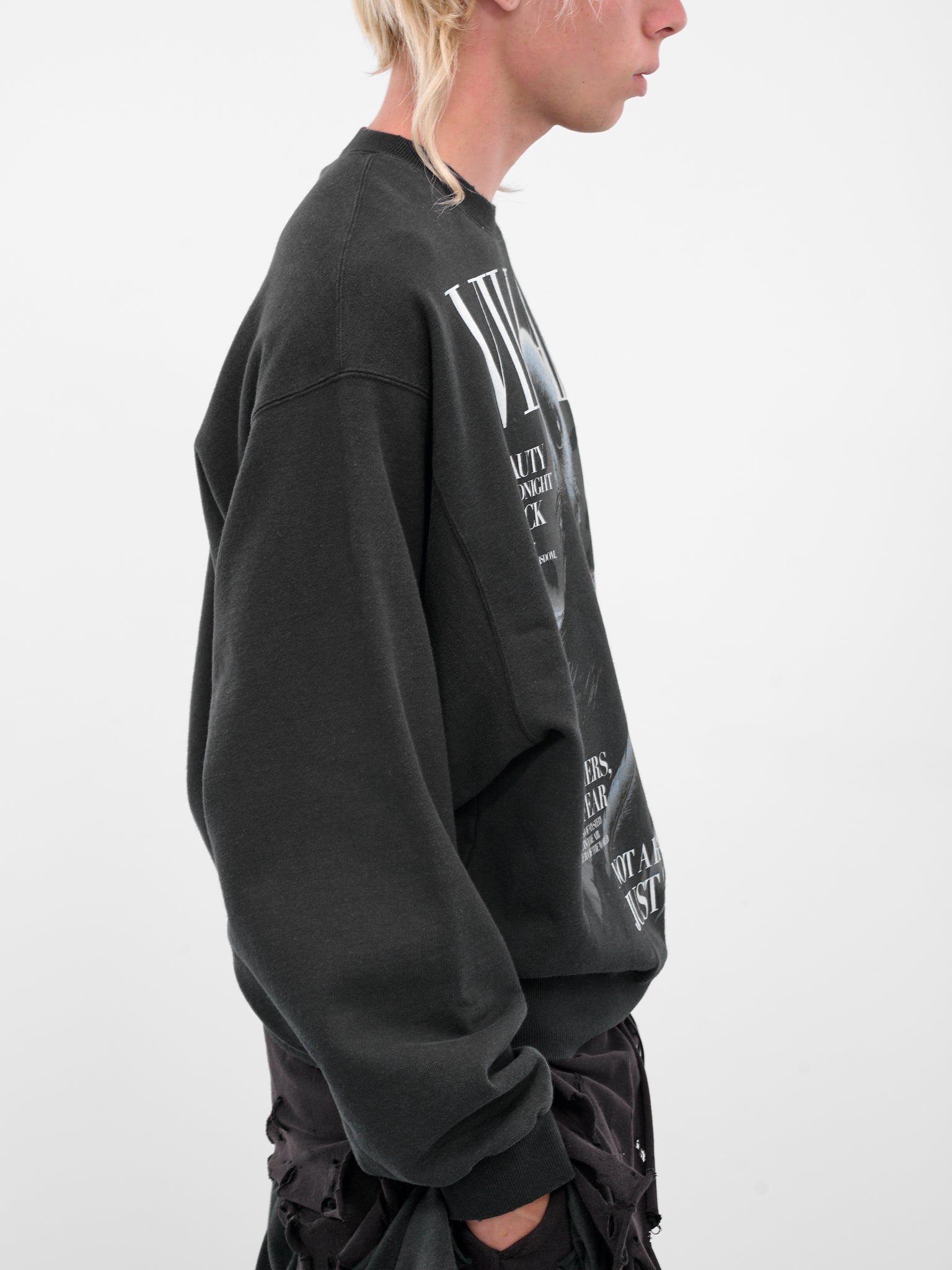 Black Raven Villain Crewneck Sweatshirt - 4
