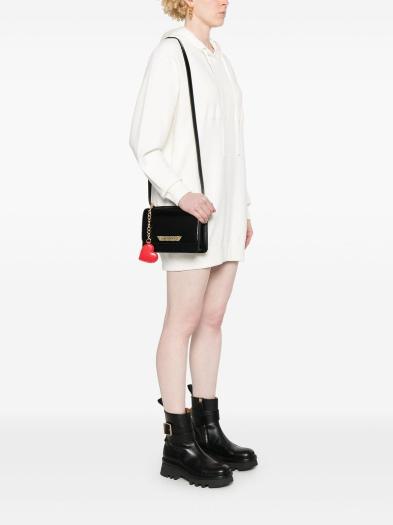 Moschino logo-plaque crossbody bag outlook