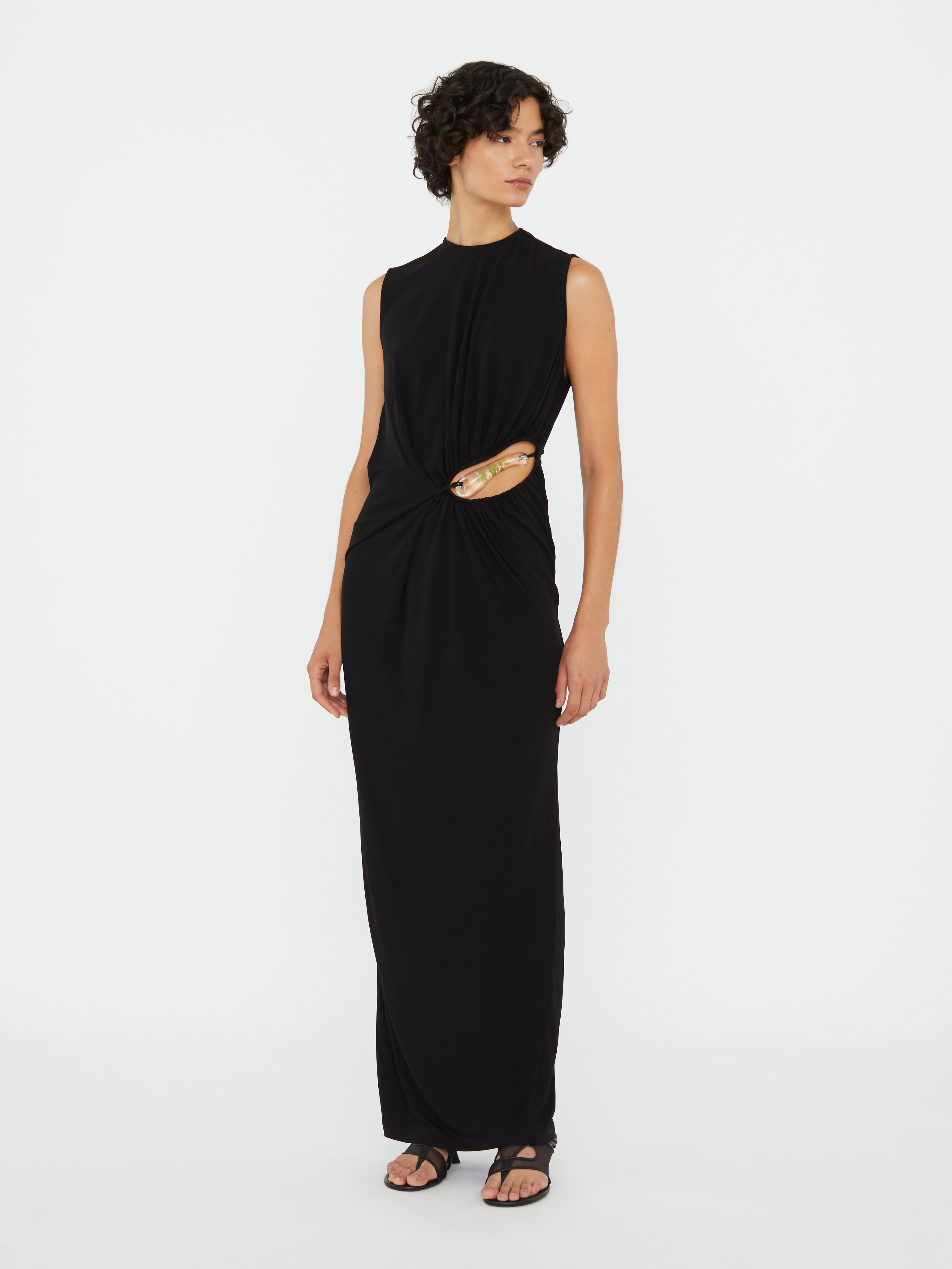 Encased Nature Suspended Jersey Tank Dress - 4