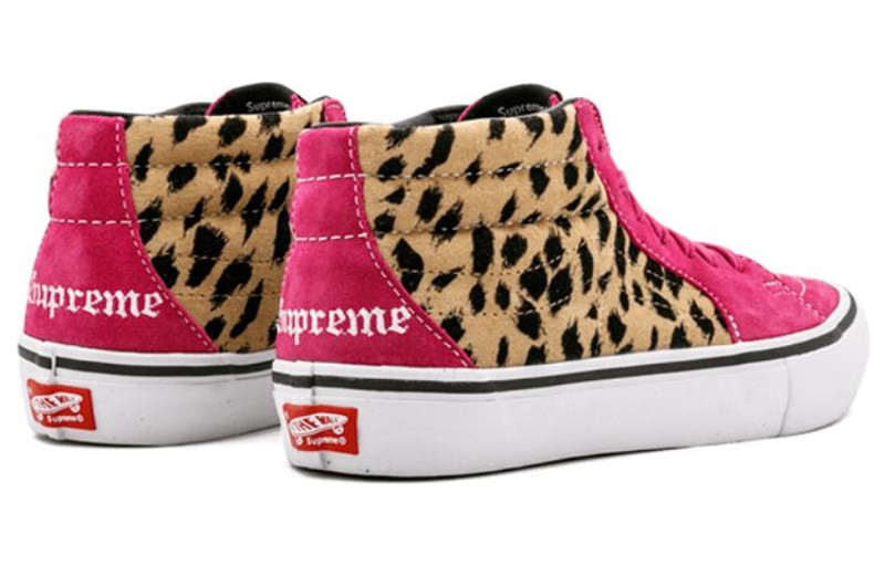 Vans Vans Supreme x Sk8-Mid Pro 'Cheetah Velvet' VN0A347UOPL outlook