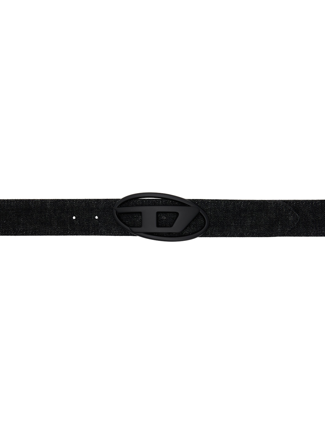 DIESEL B-1 DR REVERSIBLE BELT WITH LOGO ベルト B-1DR: Leather Belt with silver D logo buckle | Diesel