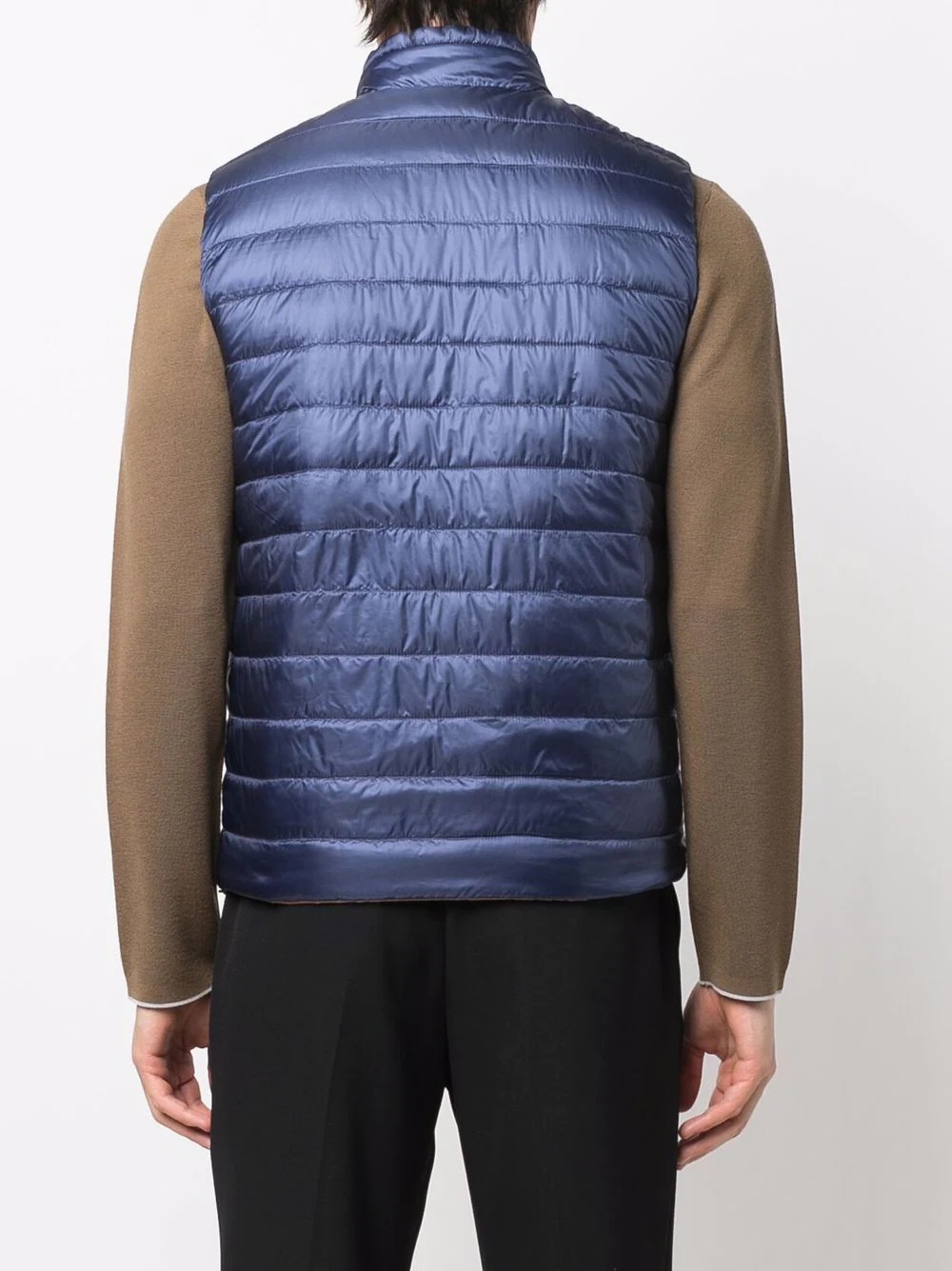 reversible quilted gilet - 4